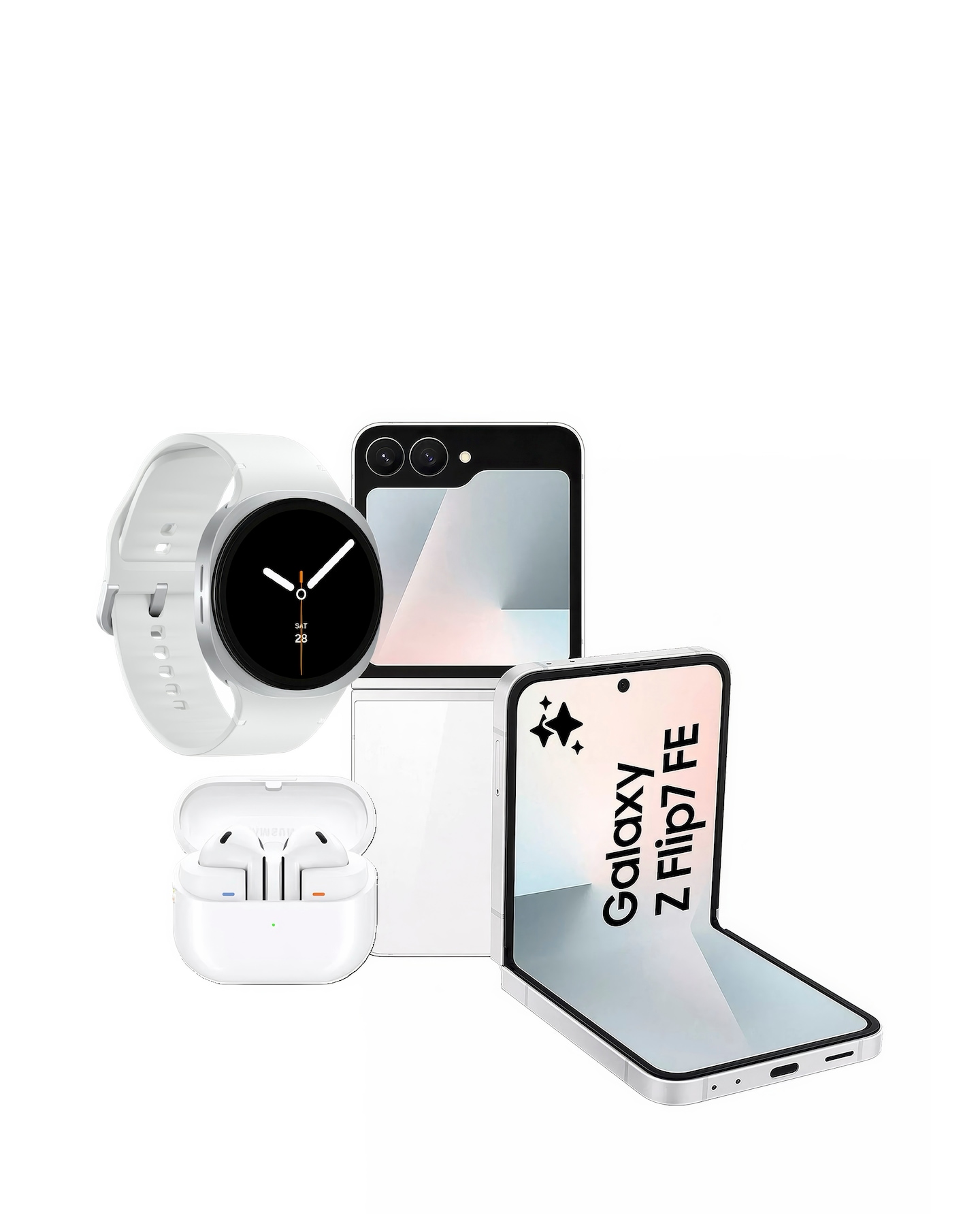 Samsung Z Flip7 FE, Watch8 & Buds3