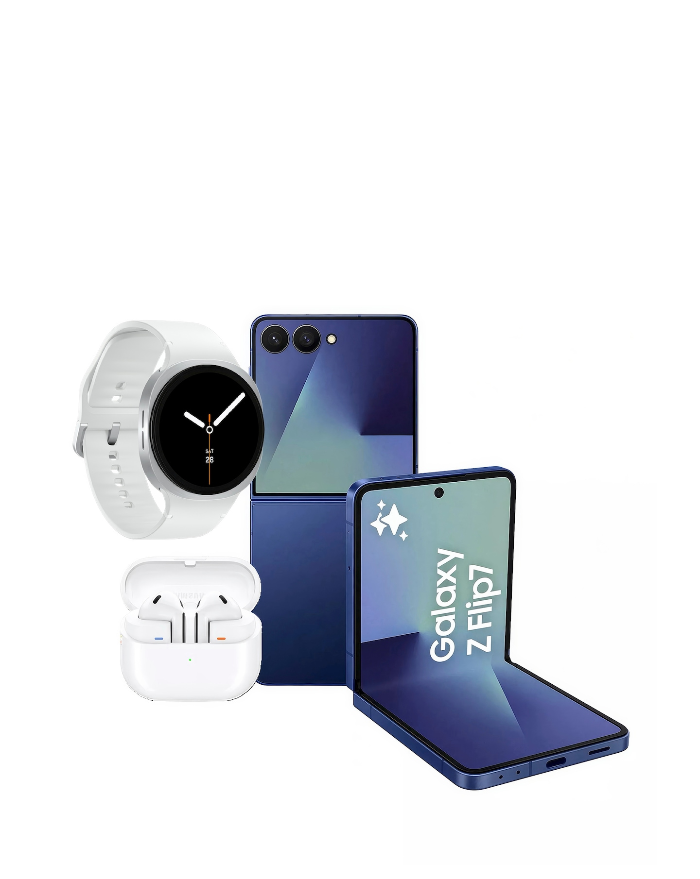 Samsung Galaxy Z Flip7, Watch8 & Buds3