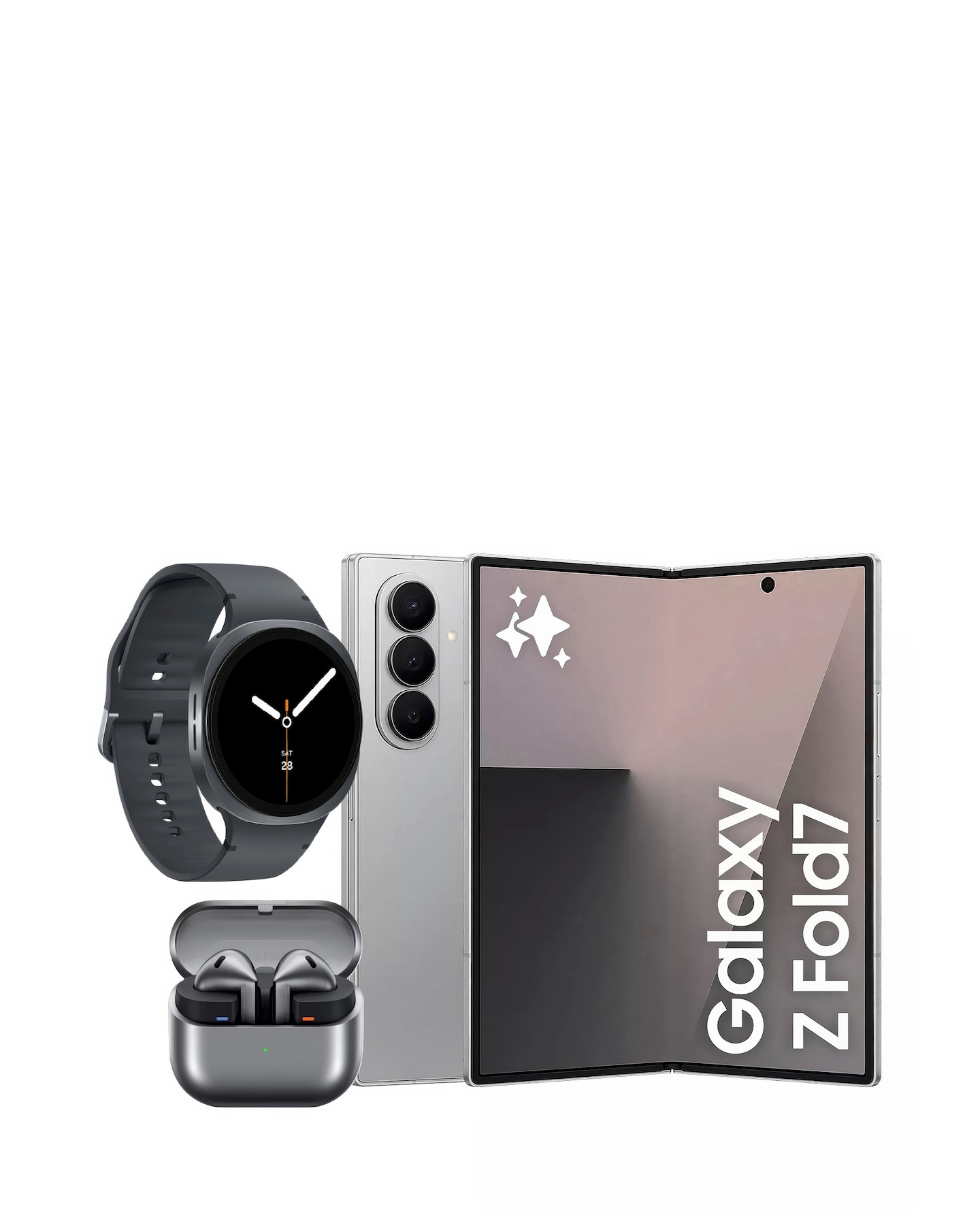 Samsung Galaxy Z Fold7, Watch8 & Buds3