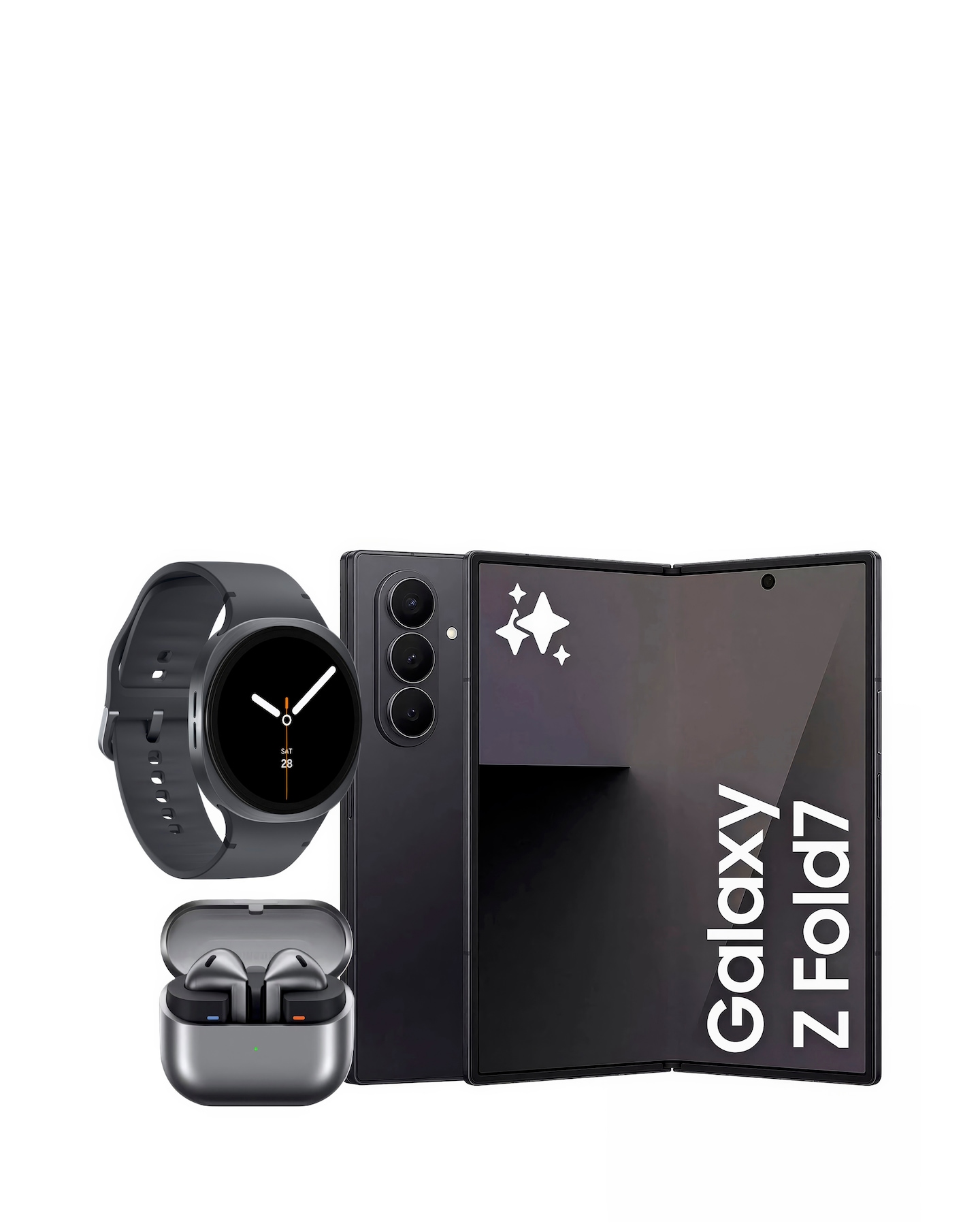 Samsung Galaxy Z Fold7, Watch8 & Buds3