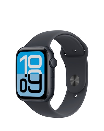 Apple Watch SE 3 GPS 44mm - Midnight Aluminium/Midnight Sport Band - S/M