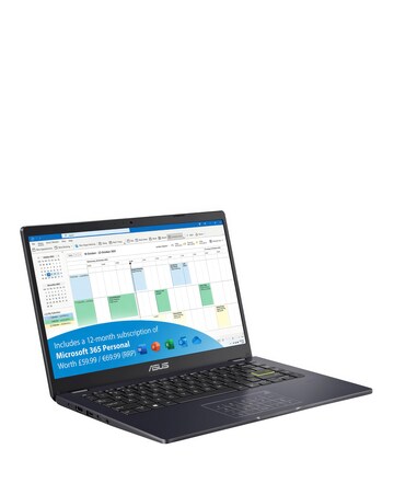 ASUS Vivobook Go 14 Laptop - 14in Intel Celeron 4GB 128GB FHD - Blue