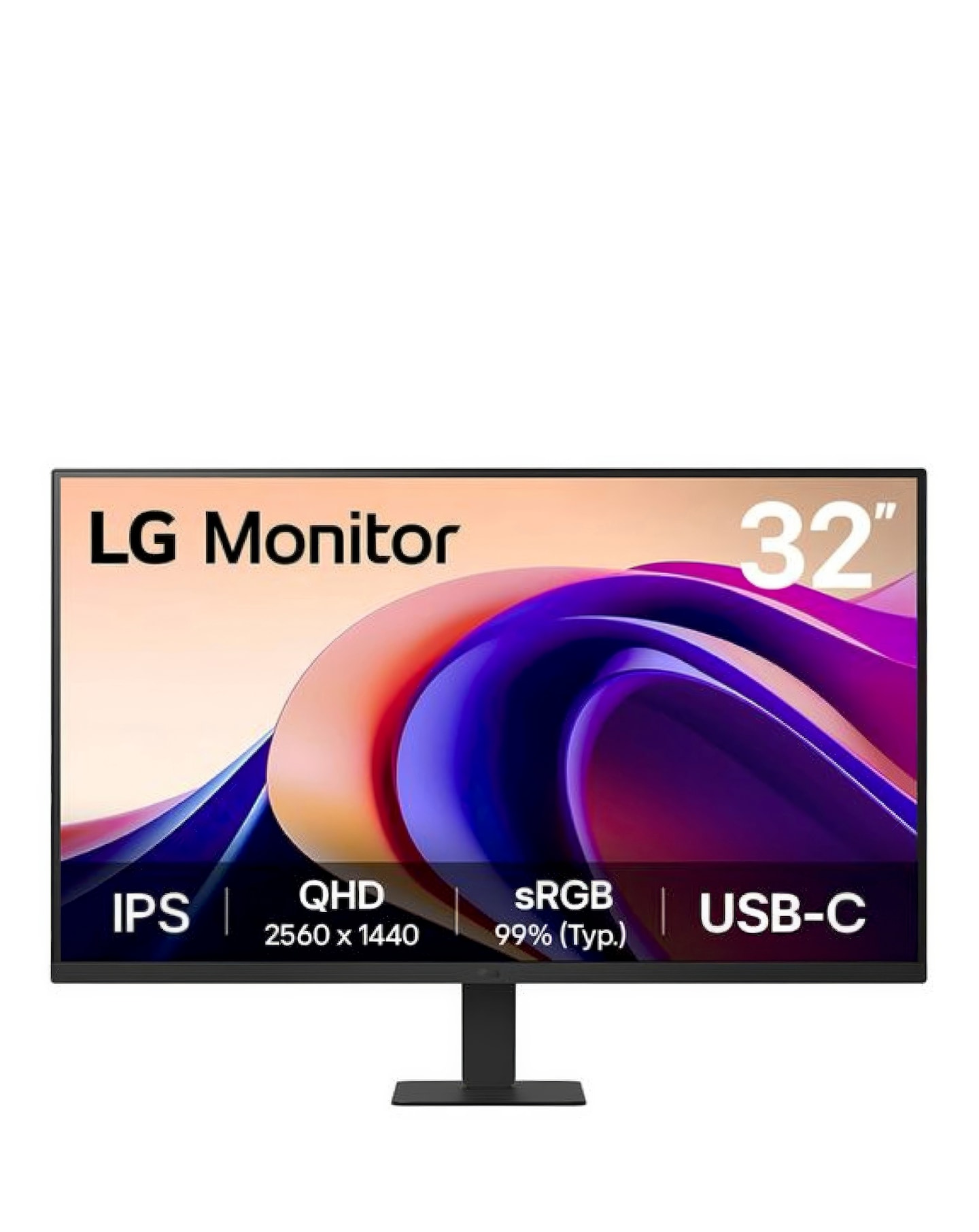 New In - LG Quad HD IPS LCD Monitor - Black