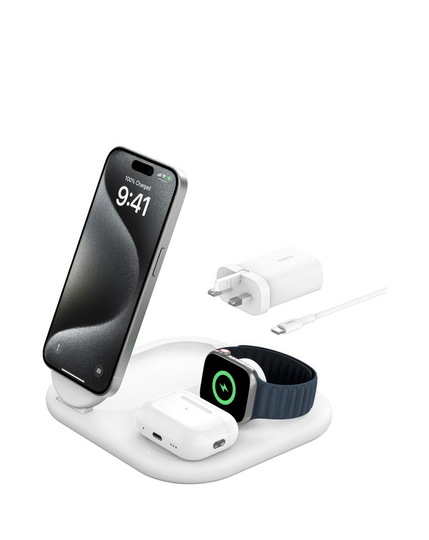 New In - Belkin Foldable Wireless Charger