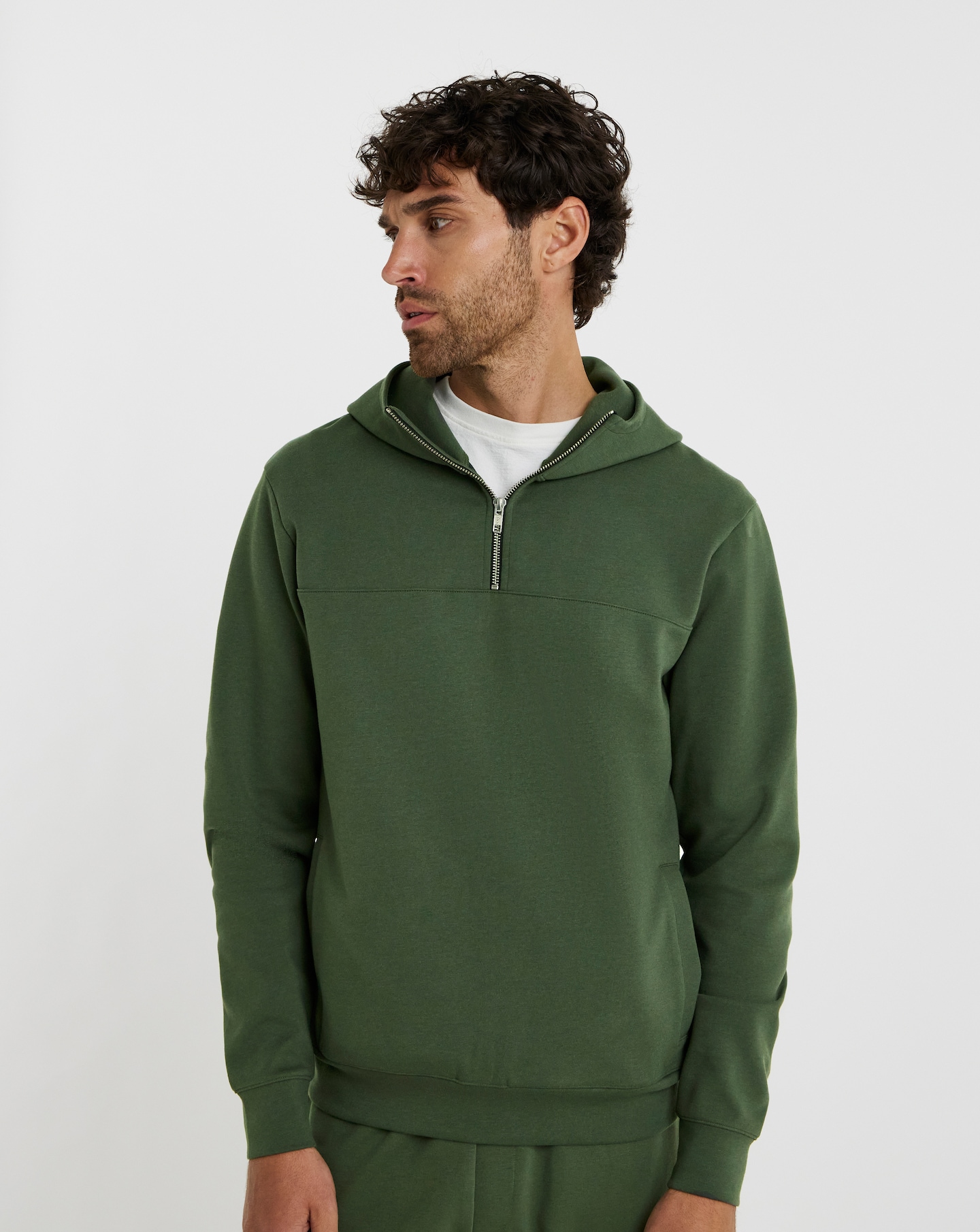 Folio Interlock 1/4 Zip Hoodie