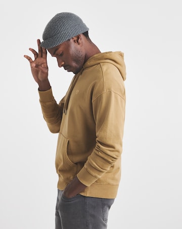 Union Garment Dyed Relaxed Hoodie-Tan