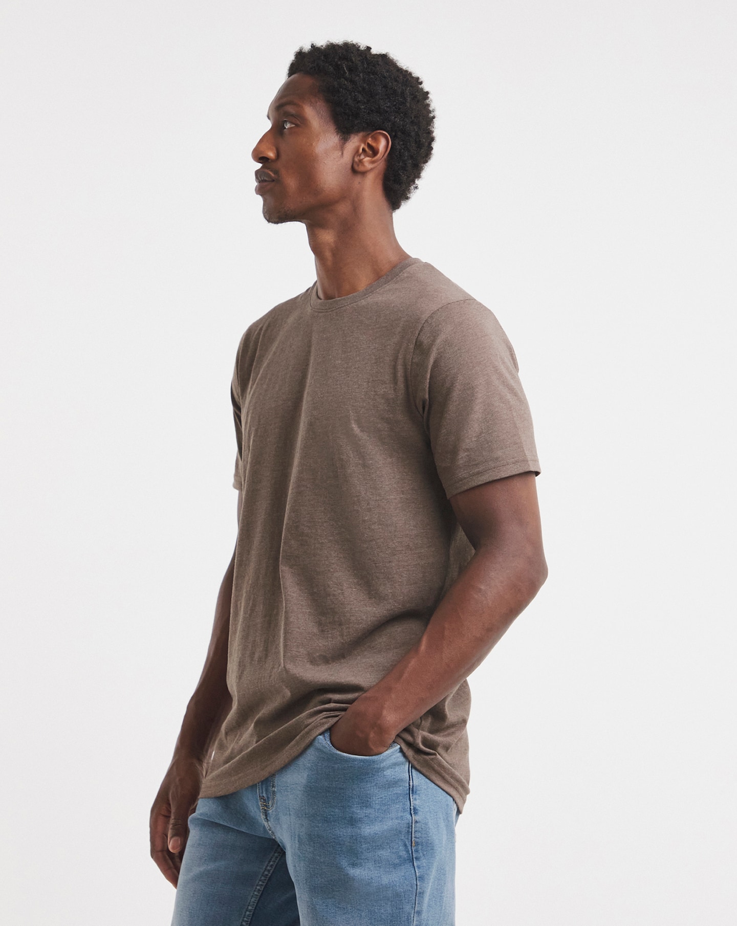 Crew Neck T-Shirt Long Length