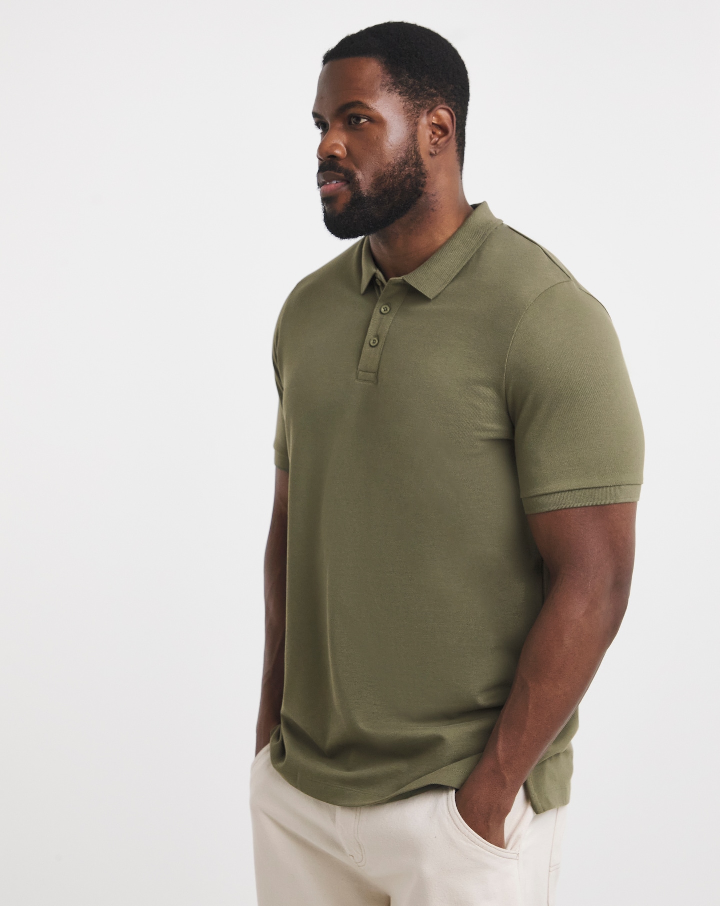 Pique Polo Long