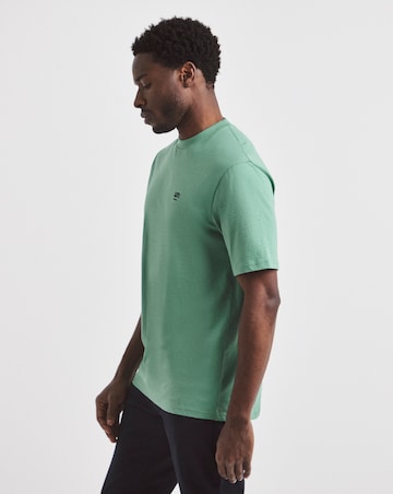 Union Embroid T-Shirt Long- Green