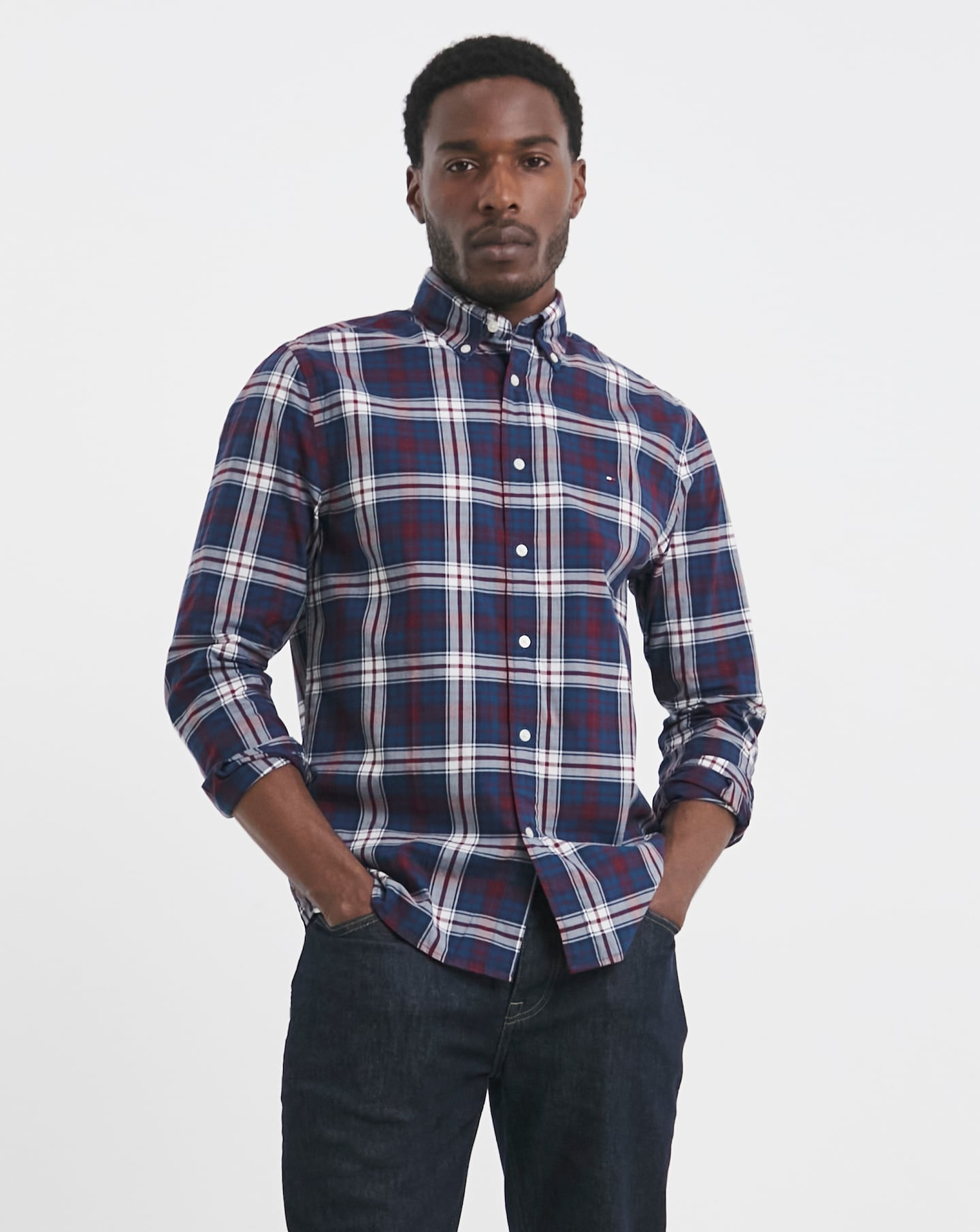 Tommy Hilfiger Flex Poplin Checked Shirt