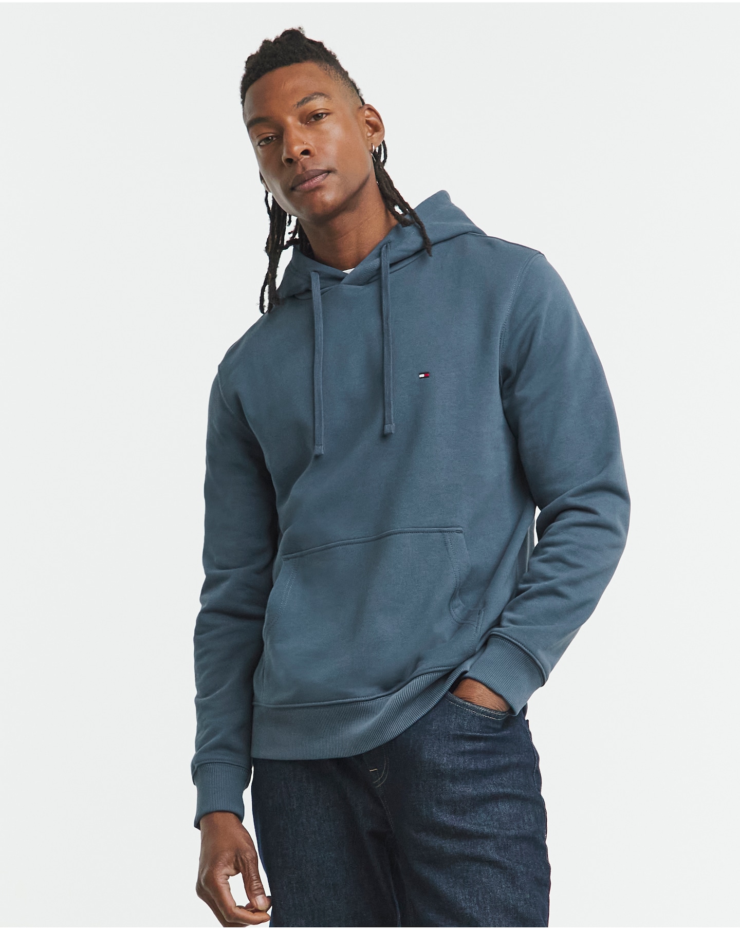 Tommy Hilfiger Terry Hoodie - Blue
