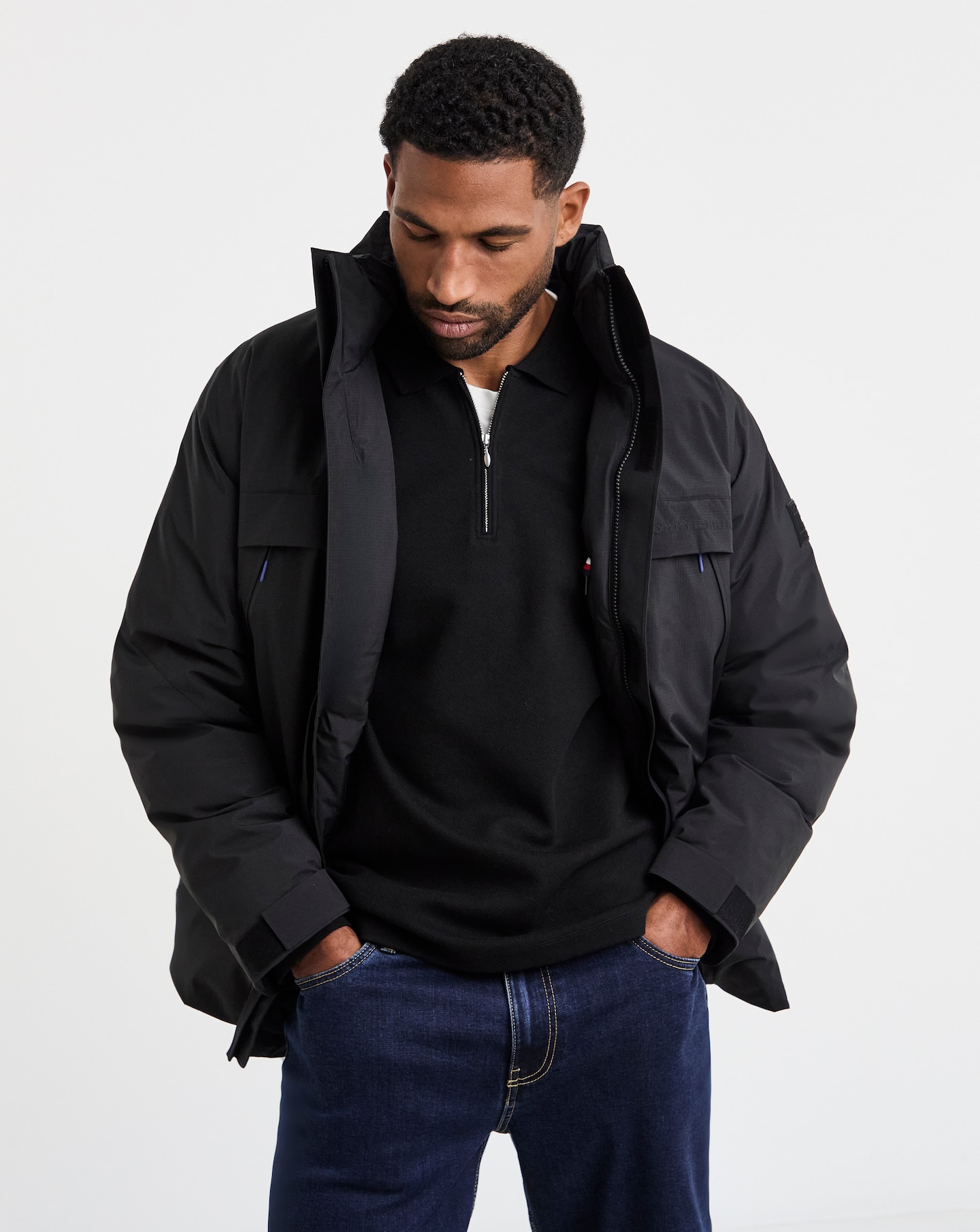 New In - Tommy Hilfiger Padded Jacket - Black