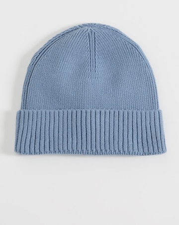 Tommy Hilfiger Flag Pima Cotton Beanie - Blue