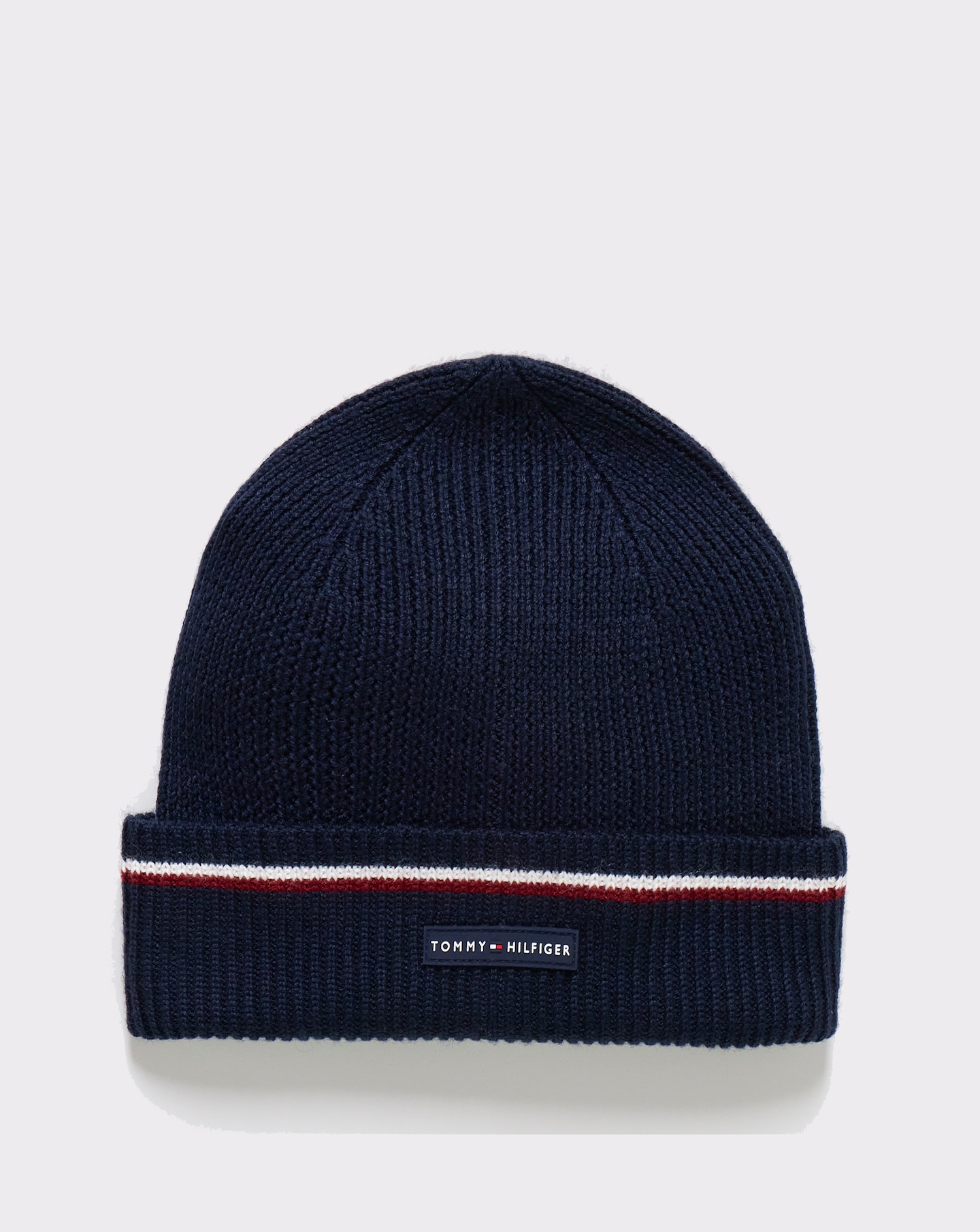 New In - Tommy Hilfiger Stripe Beanie - Navy