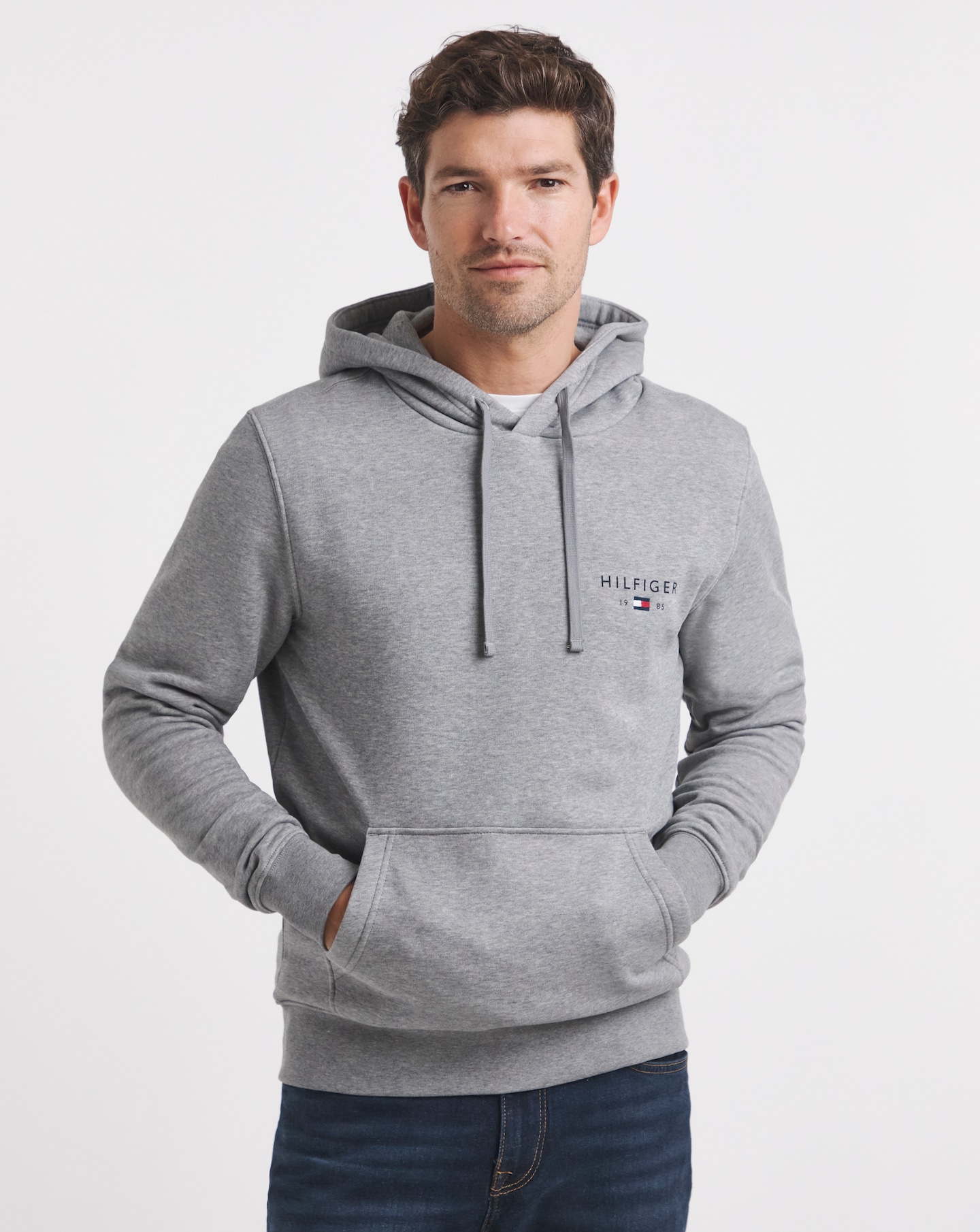 New In - Tommy Hilfiger Hoodie - Grey Heather