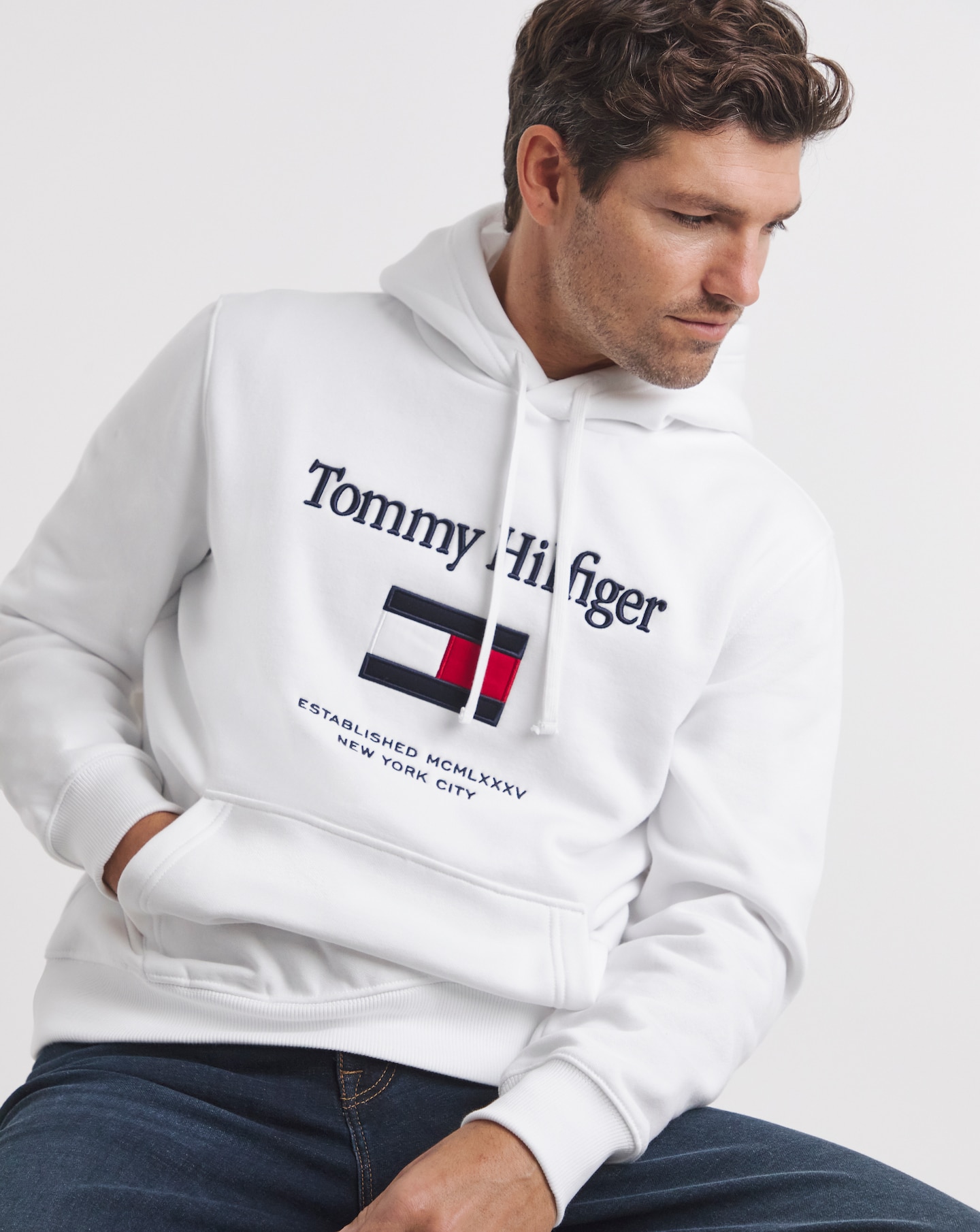 New In - Tommy Hilfiger Hoodie - White
