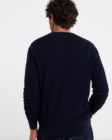 Tommy Hilfiger Essential Structure Crew Neck Jumper - Navy
