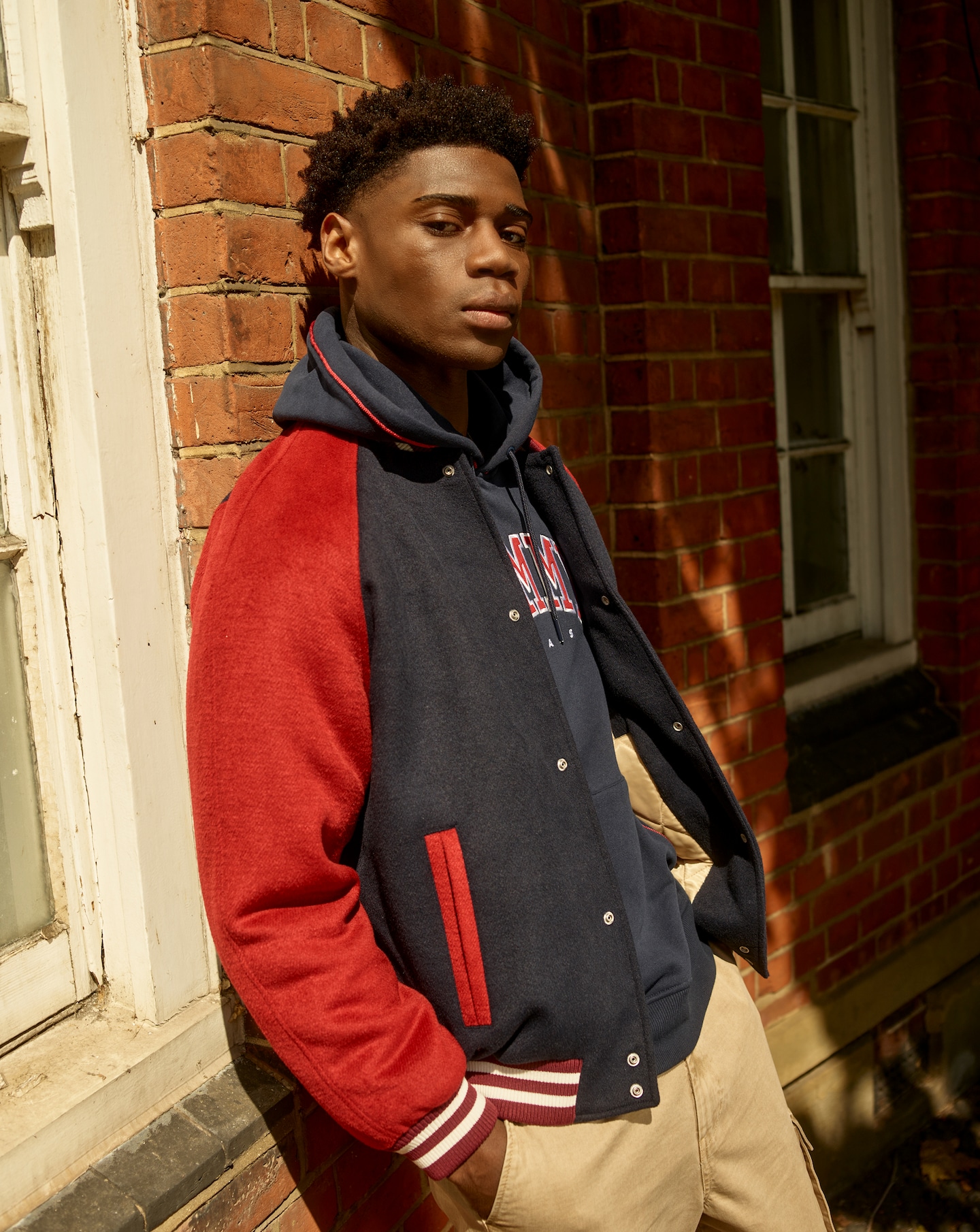 Tommy Jeans Wool Crest Bomber