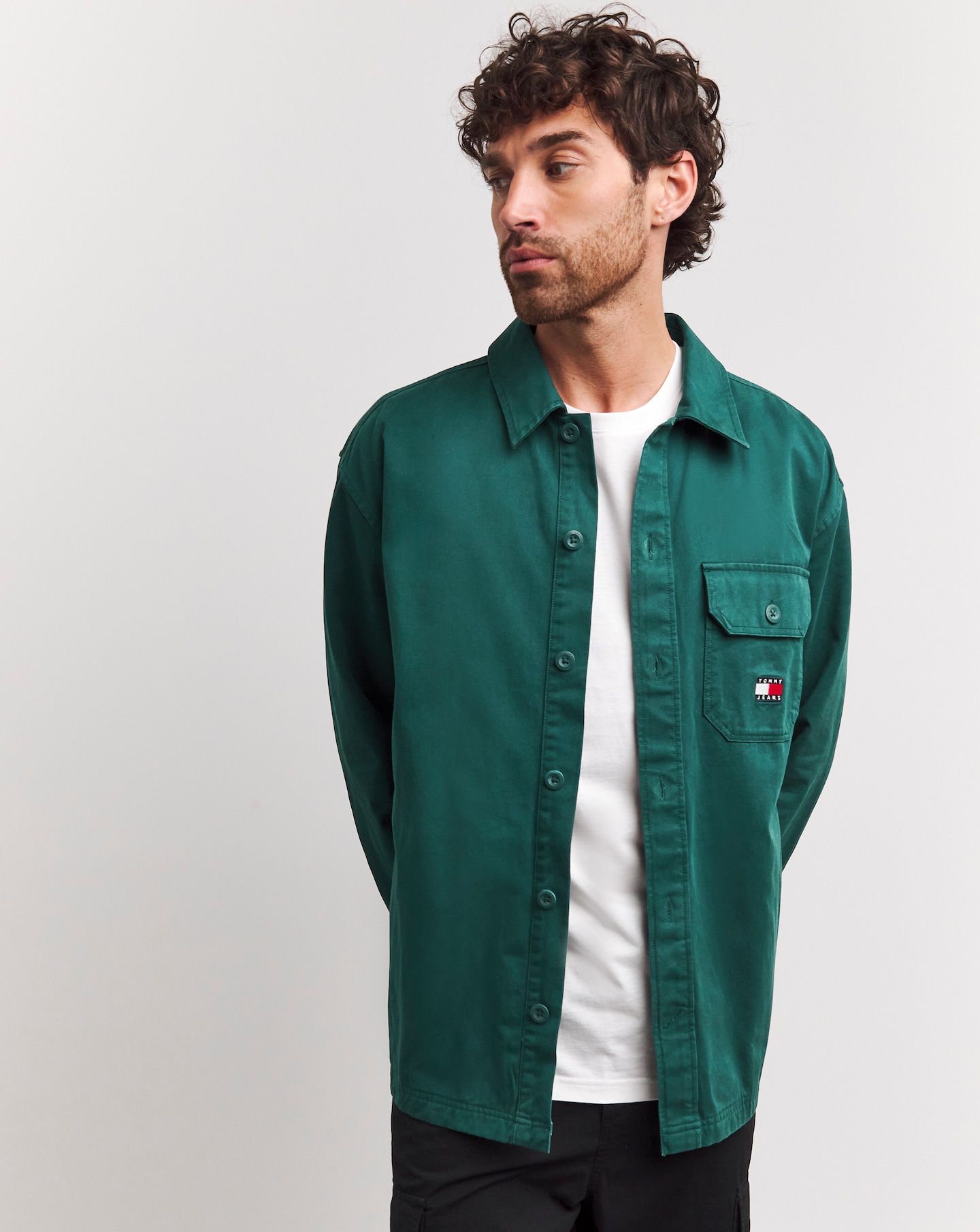 Tommy Jeans Essential Shirt in Green