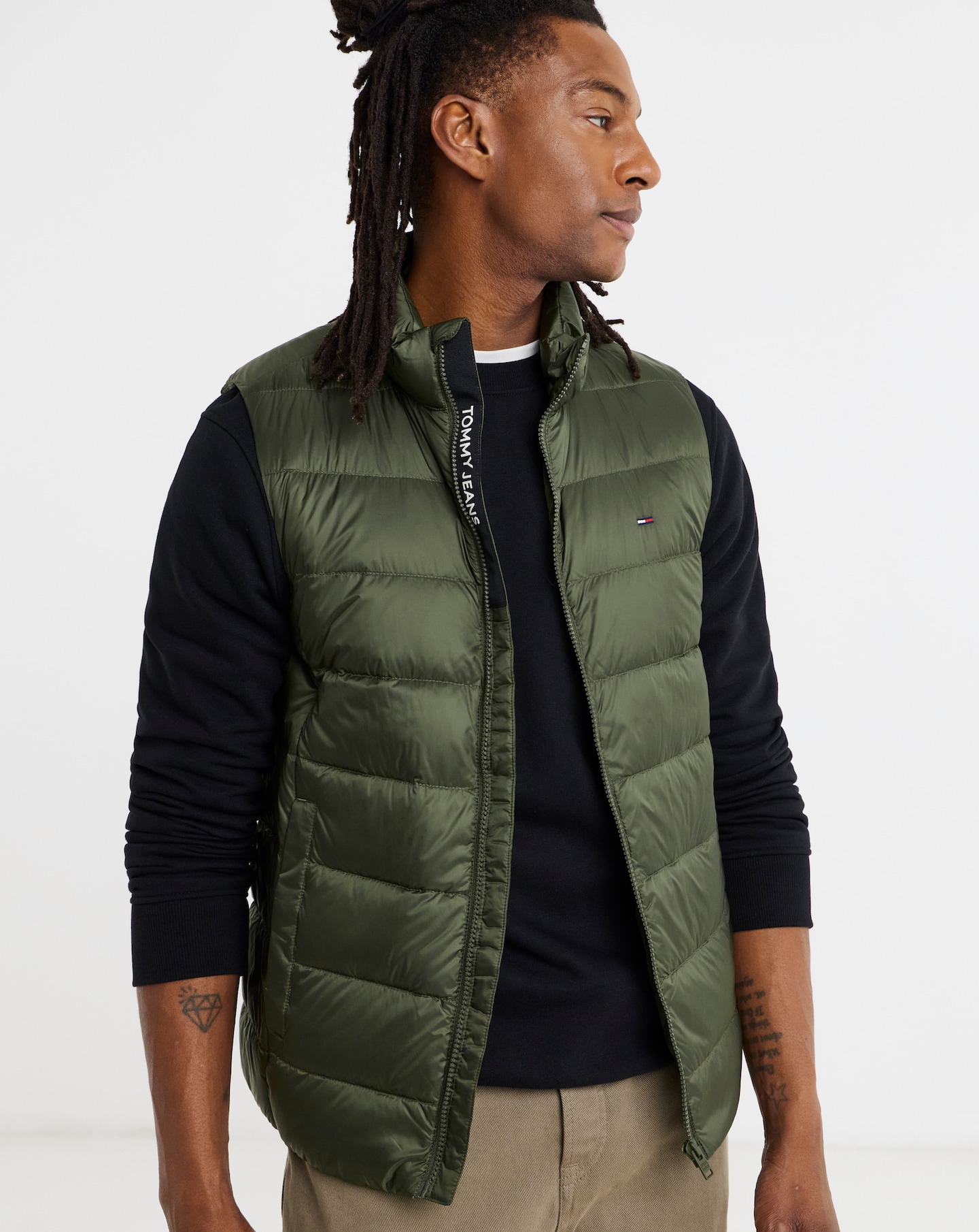 Tommy Jeans Gilet - Dark Green