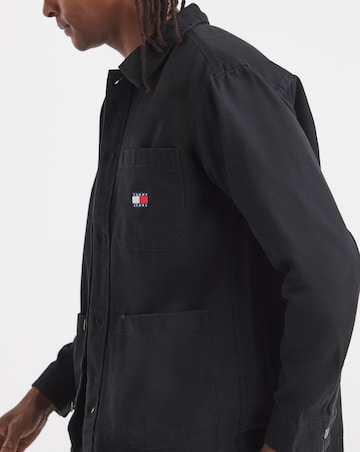 Tommy Jeans Essential Overshirt - Black