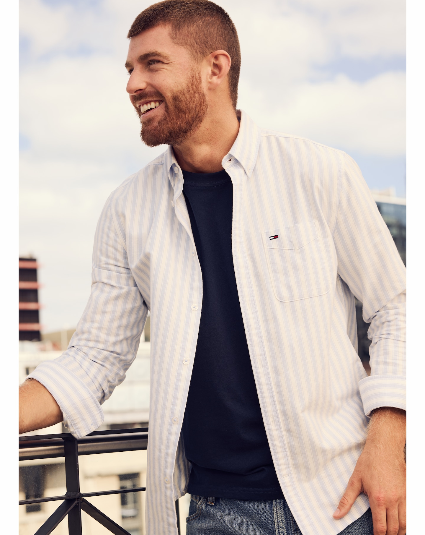 Tommy Jeans Regular Stripe Oxford Shirt