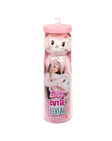 Barbie Cutie Reveal Doll: Sweet Bows Pink Lamb