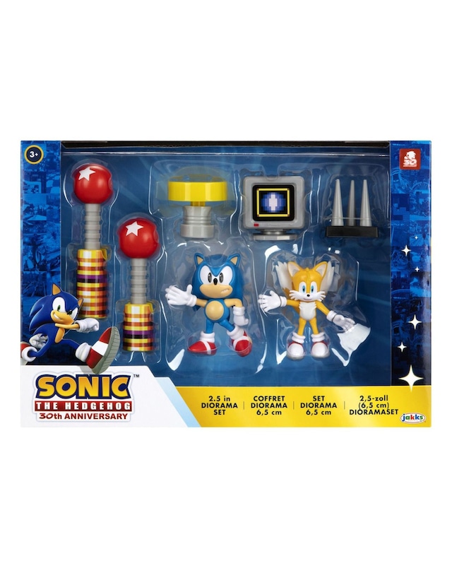 New In - Sonic 2.5in Figure Diorama Set