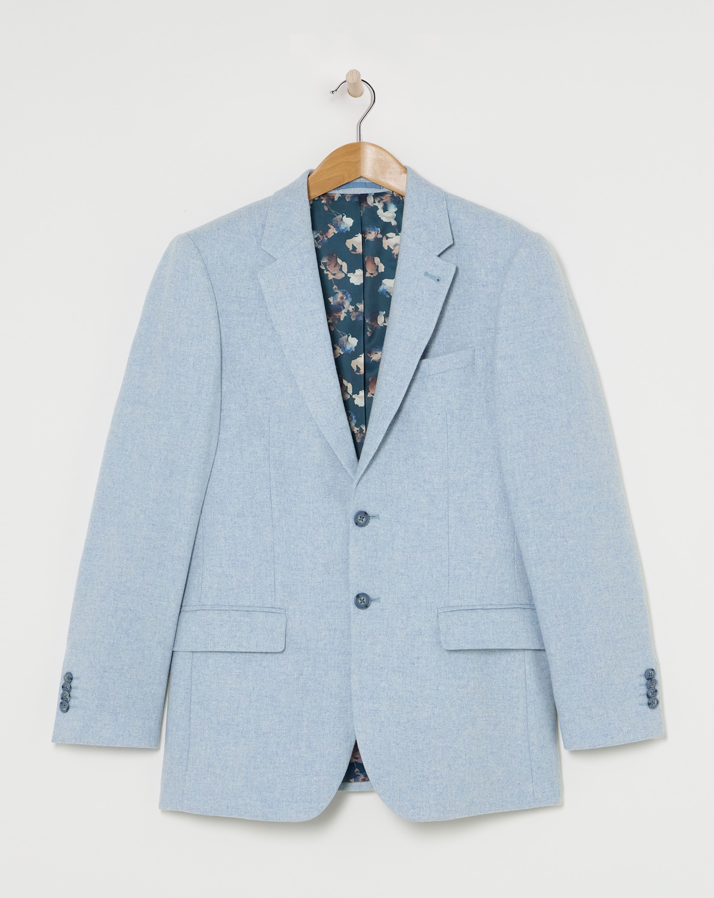 Wool Blend Suit Jacket