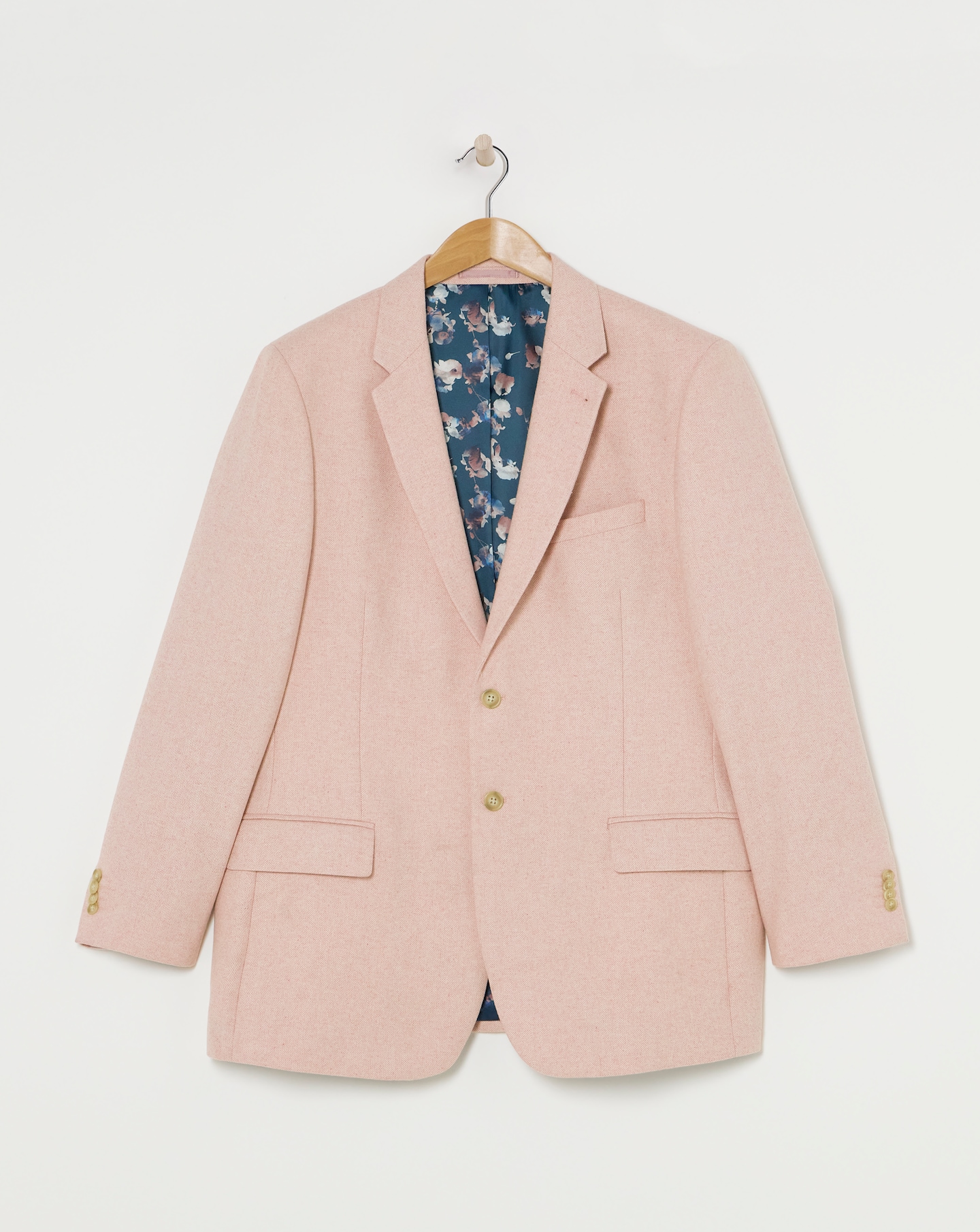 Wool Blend Suit Jacket