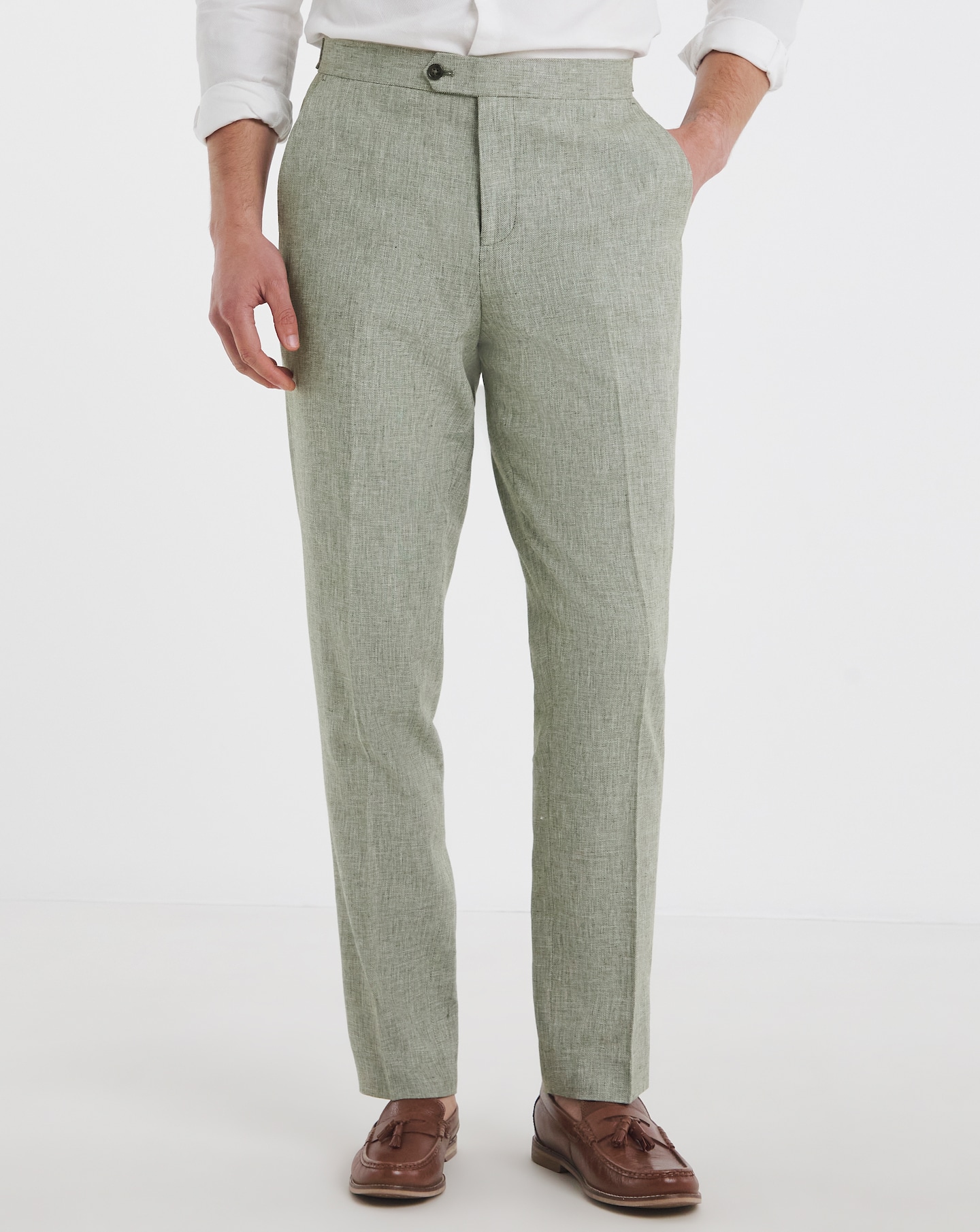 Linen Blend Trouser