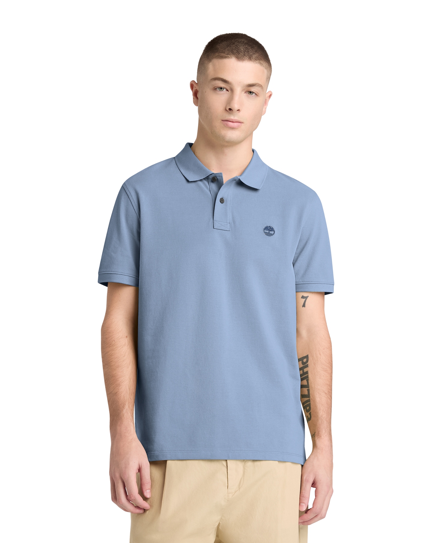 New In - Timberland Pique Short Sleeve Polo Shirt