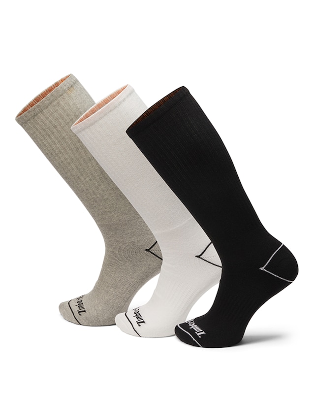 Timberland 3 Pack Bowden Full Cushion Crew Socks - Multi