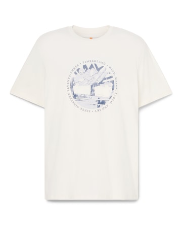 Timberland Tree Logo Lake House Graphic Tee