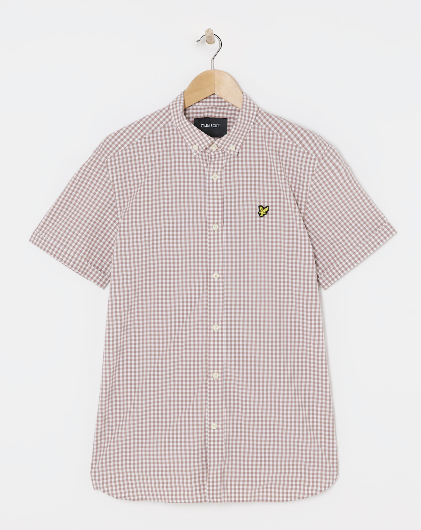 Lyle & Scott Short Sleeve Gingham Shirt