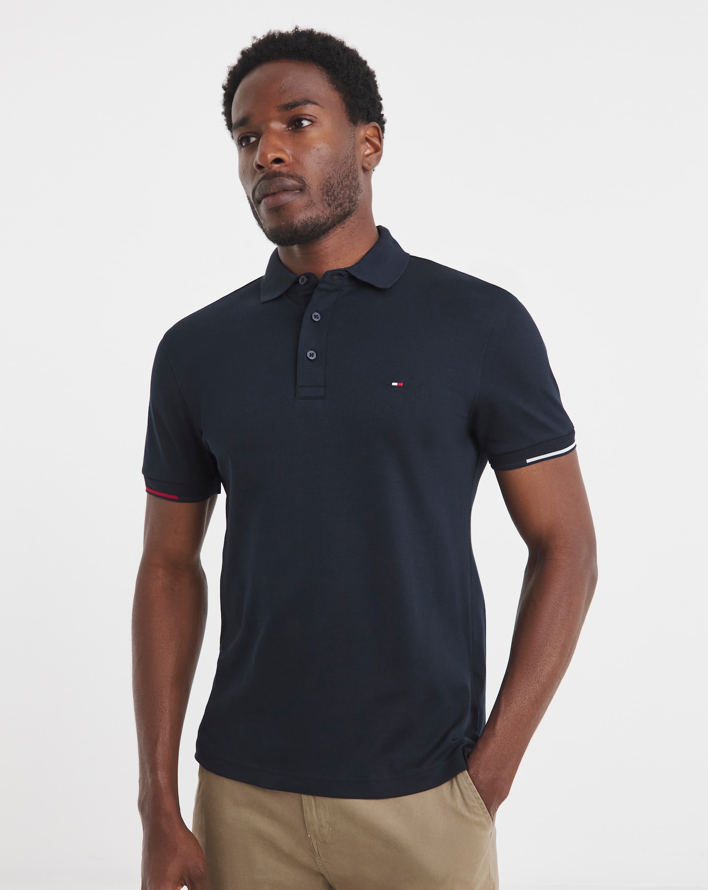 Tommy Hilfiger Short Sleeve Polo - Navy