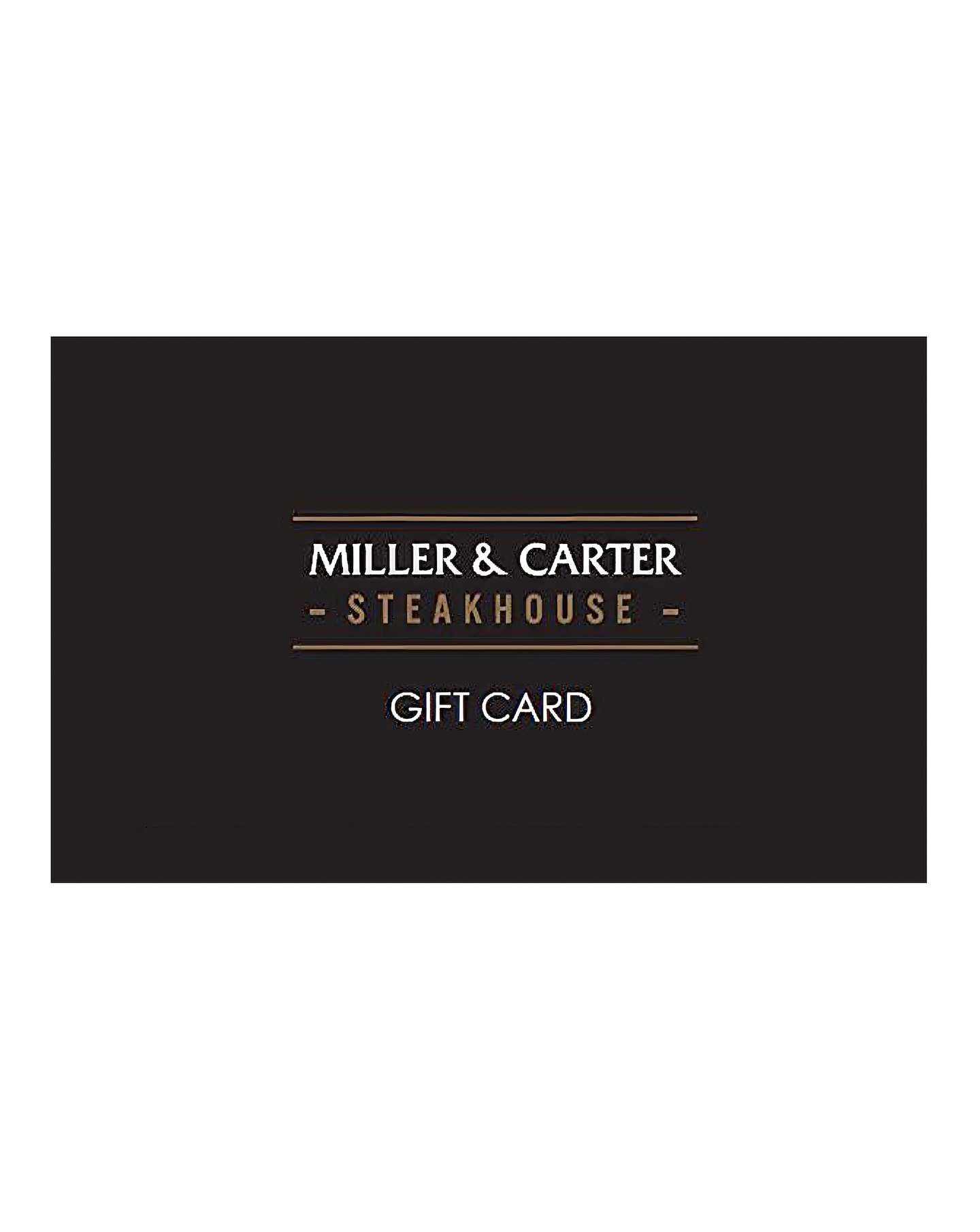 Miller & Carter $10 Gift Card