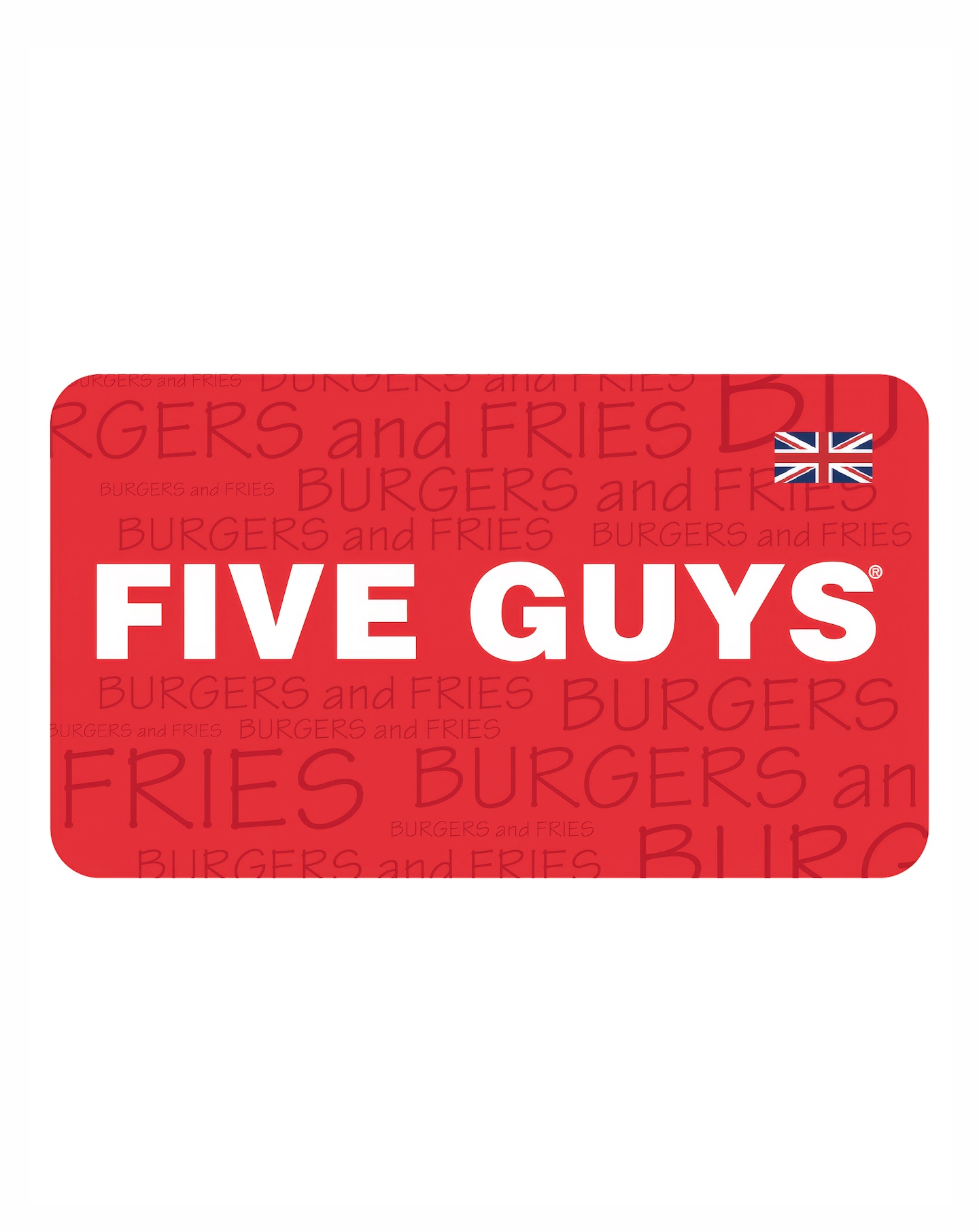 Five Guys $15 Gift Card