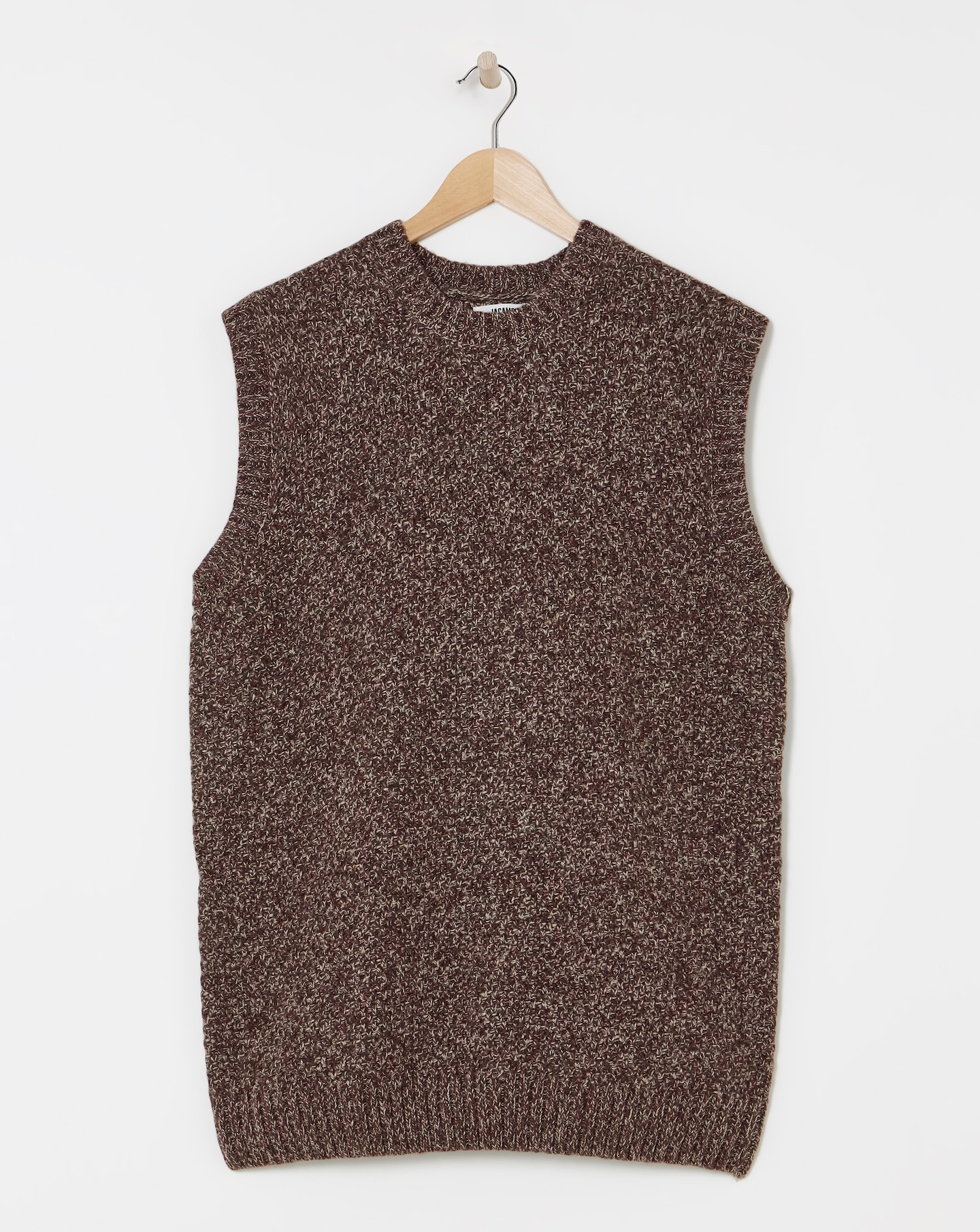 Twisted Yarn Wool Vest