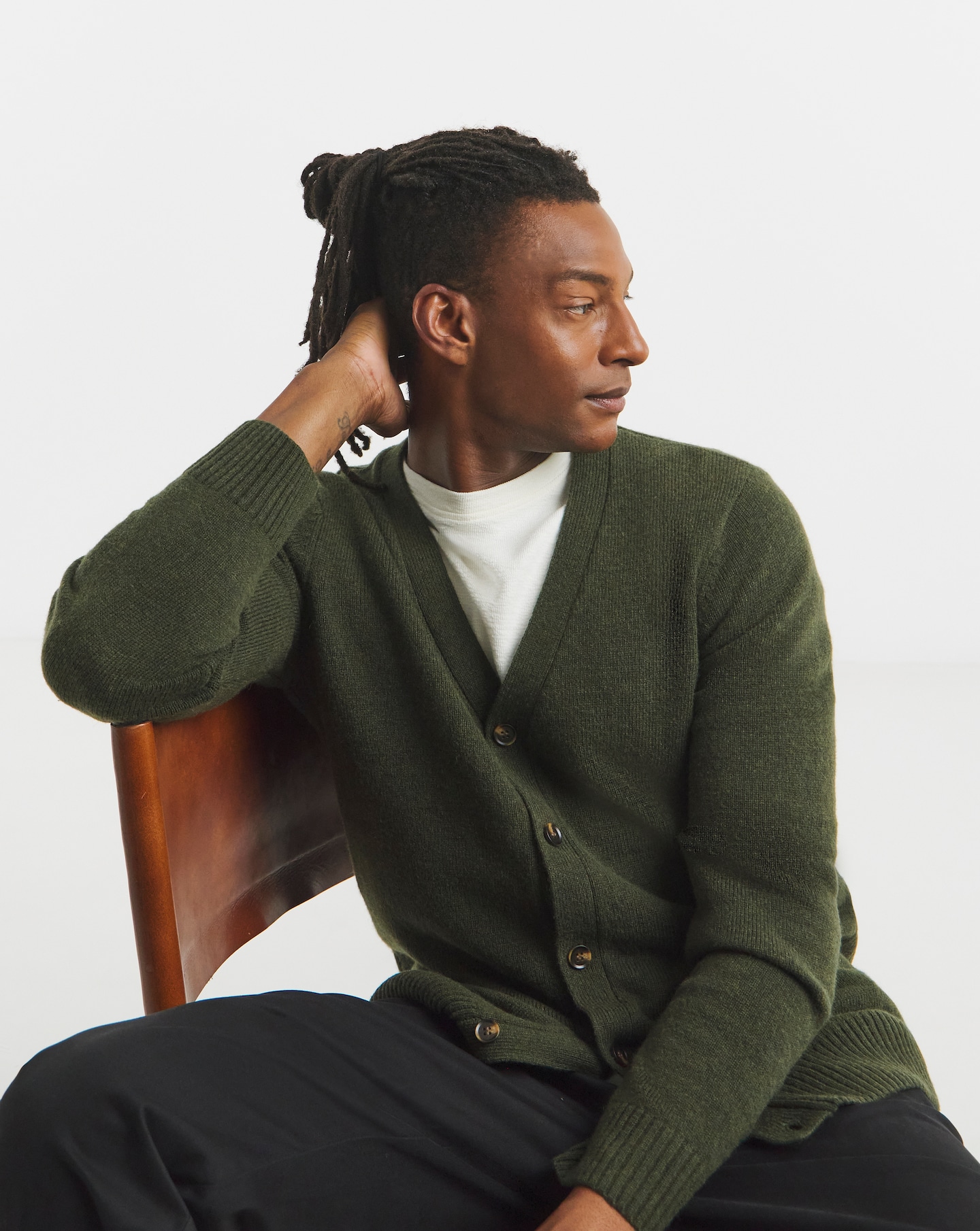 New In - Lambswool Knitted Cardigan