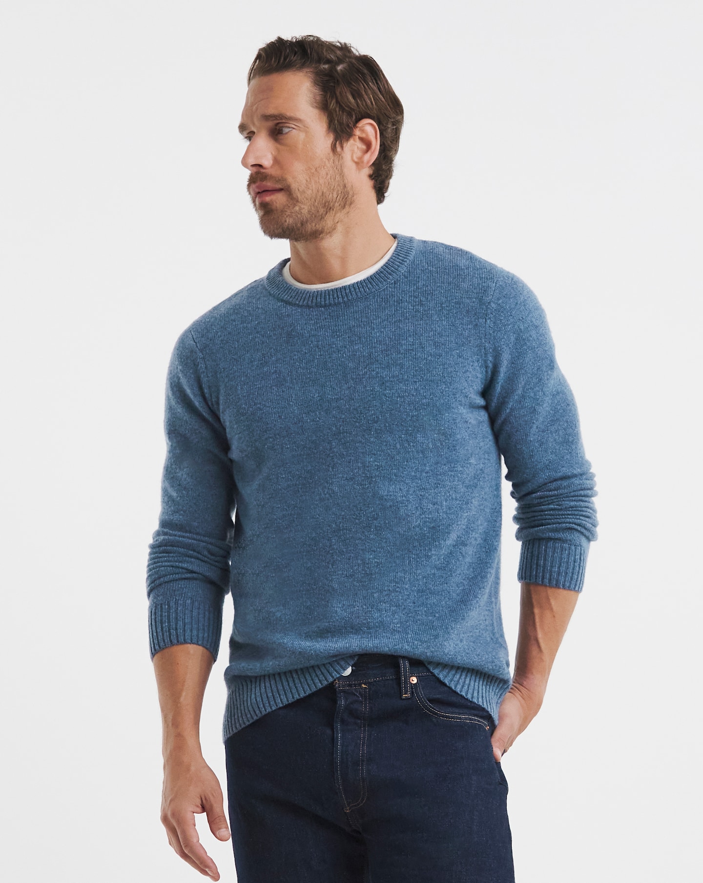Lambswool Crew Neck Knitted Jumper