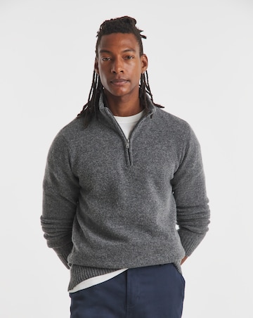 Lambswool 1/4 Zip Jumper