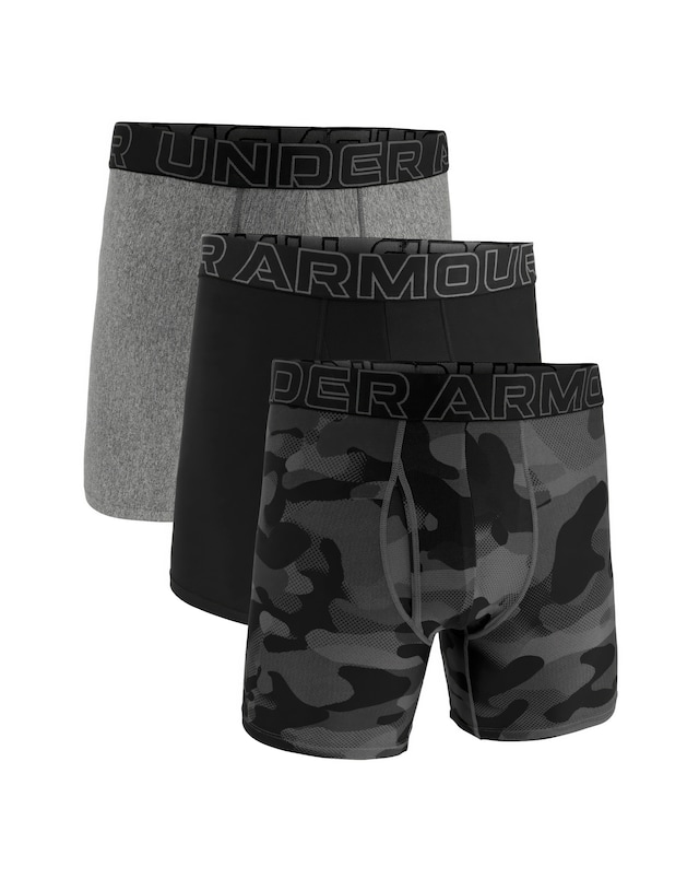 Under Armour Tech 3 Pack Boxers - Black / Camo