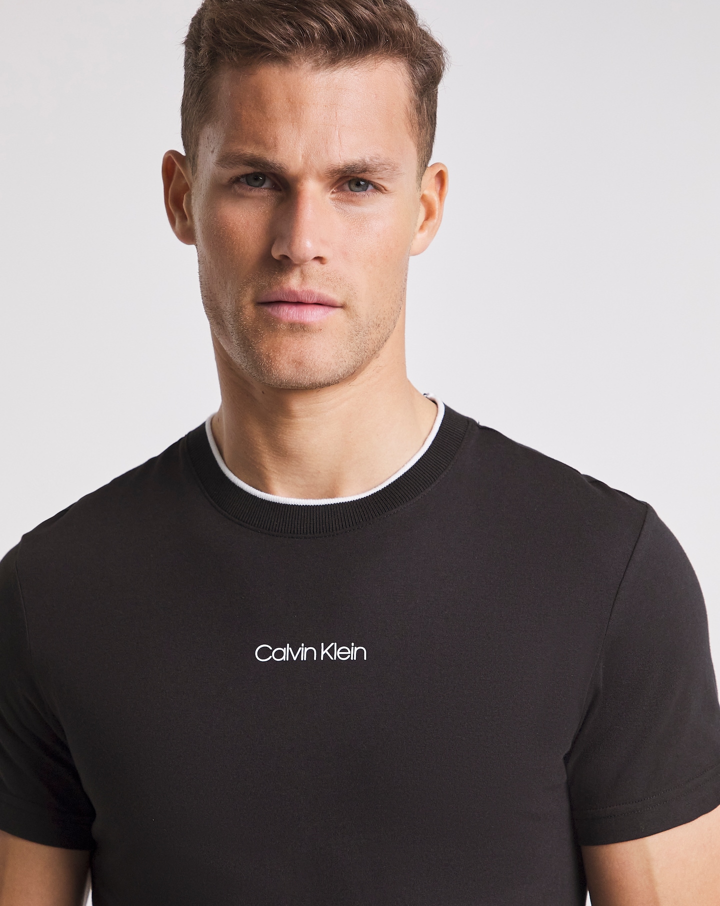 Calvin Klein ランニング ロゴ Tシャツ/BLACK