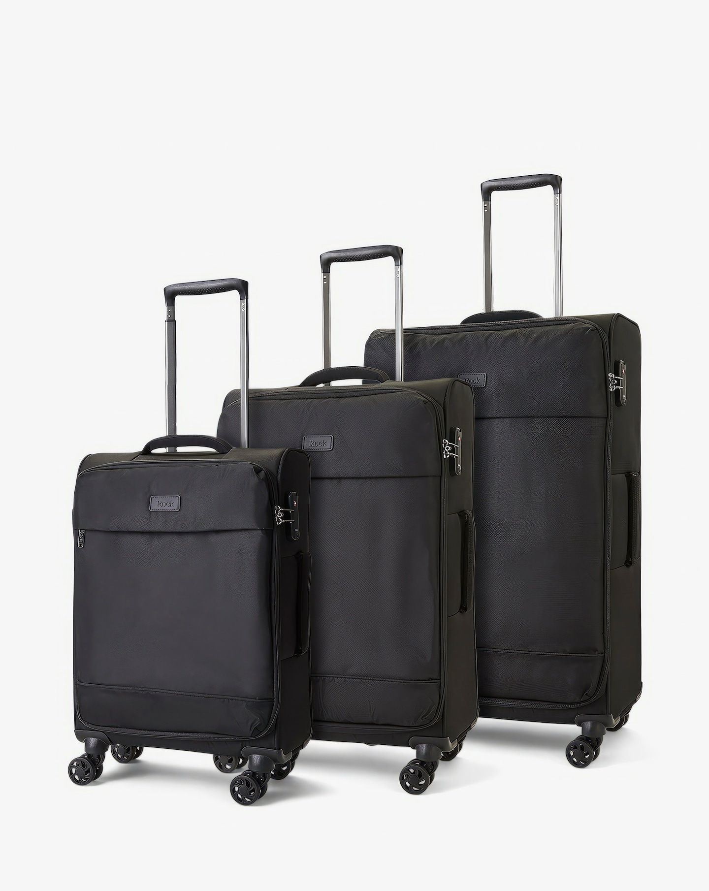 Rock Paris 3pc Suitcase Set