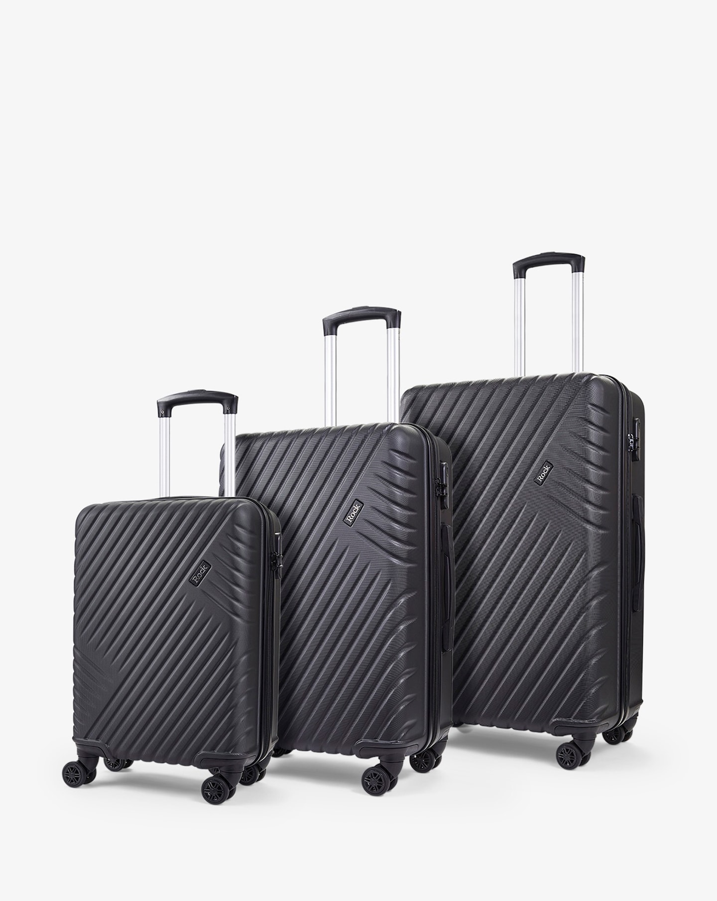 Rock Santiago 3pc Suitcase Set