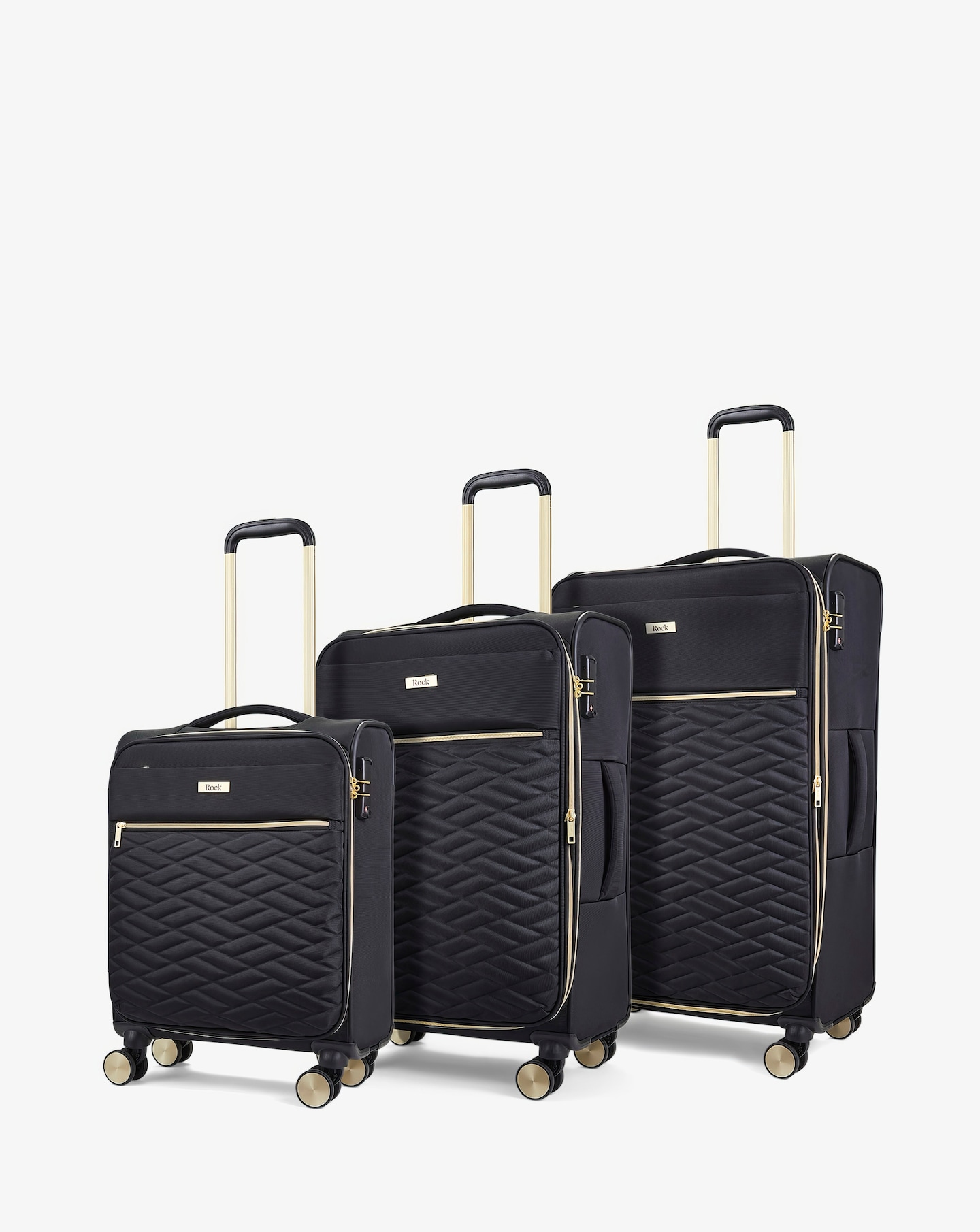 Rock Sloane 3pc Suitcase Set