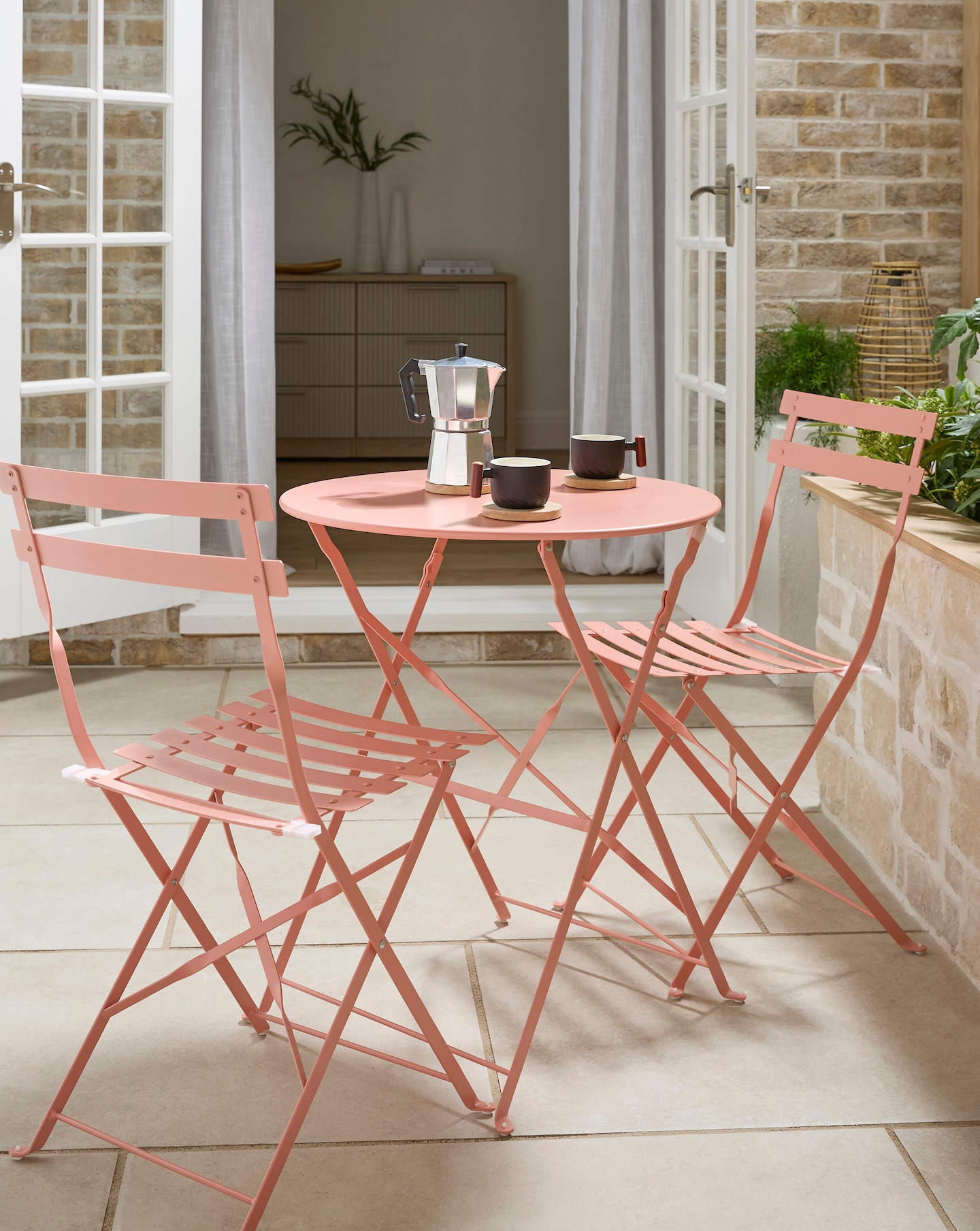 New In - Cali Metal Folding Bistro Set