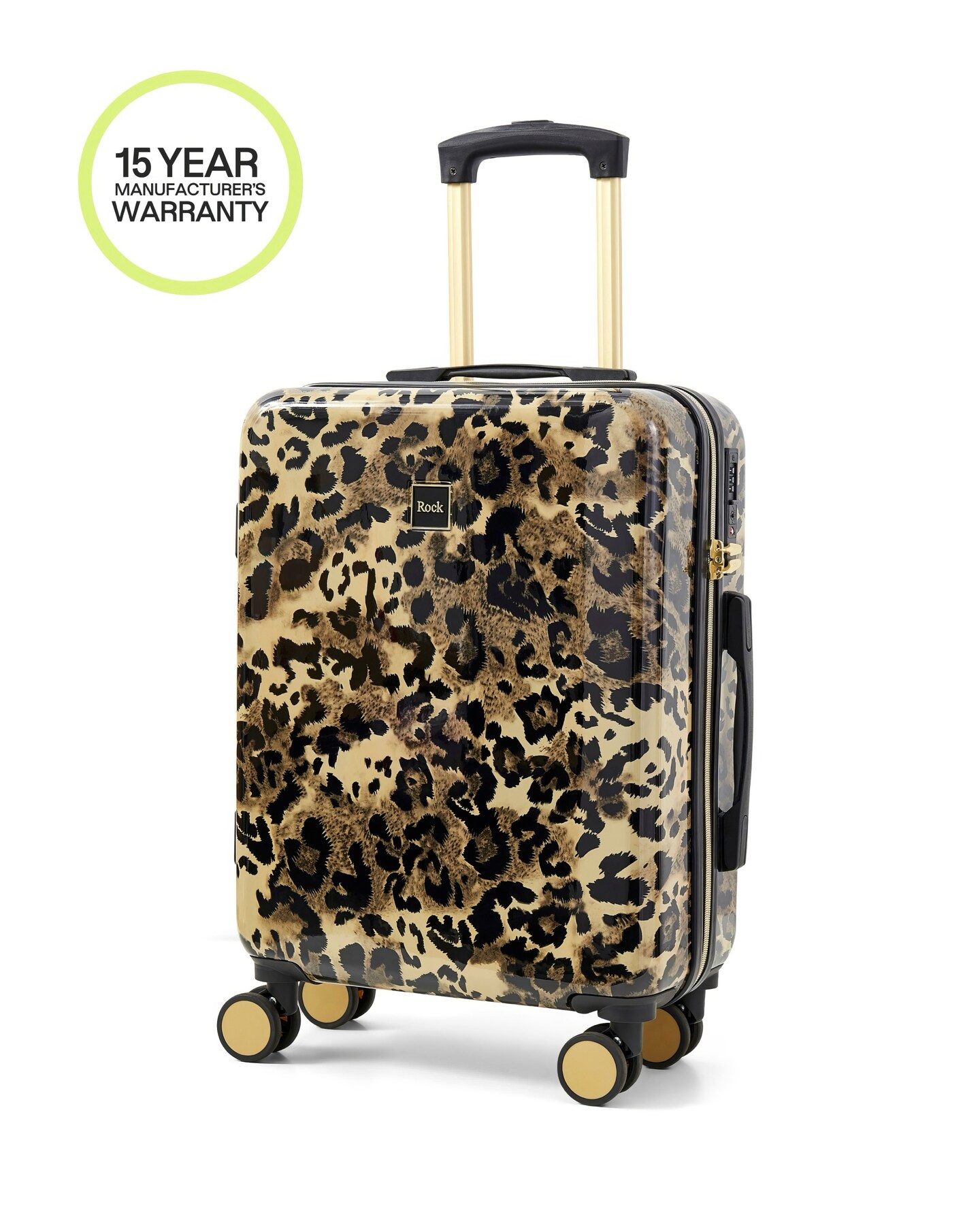 New In - Rock Savannah Leopard Cabin Suitcase