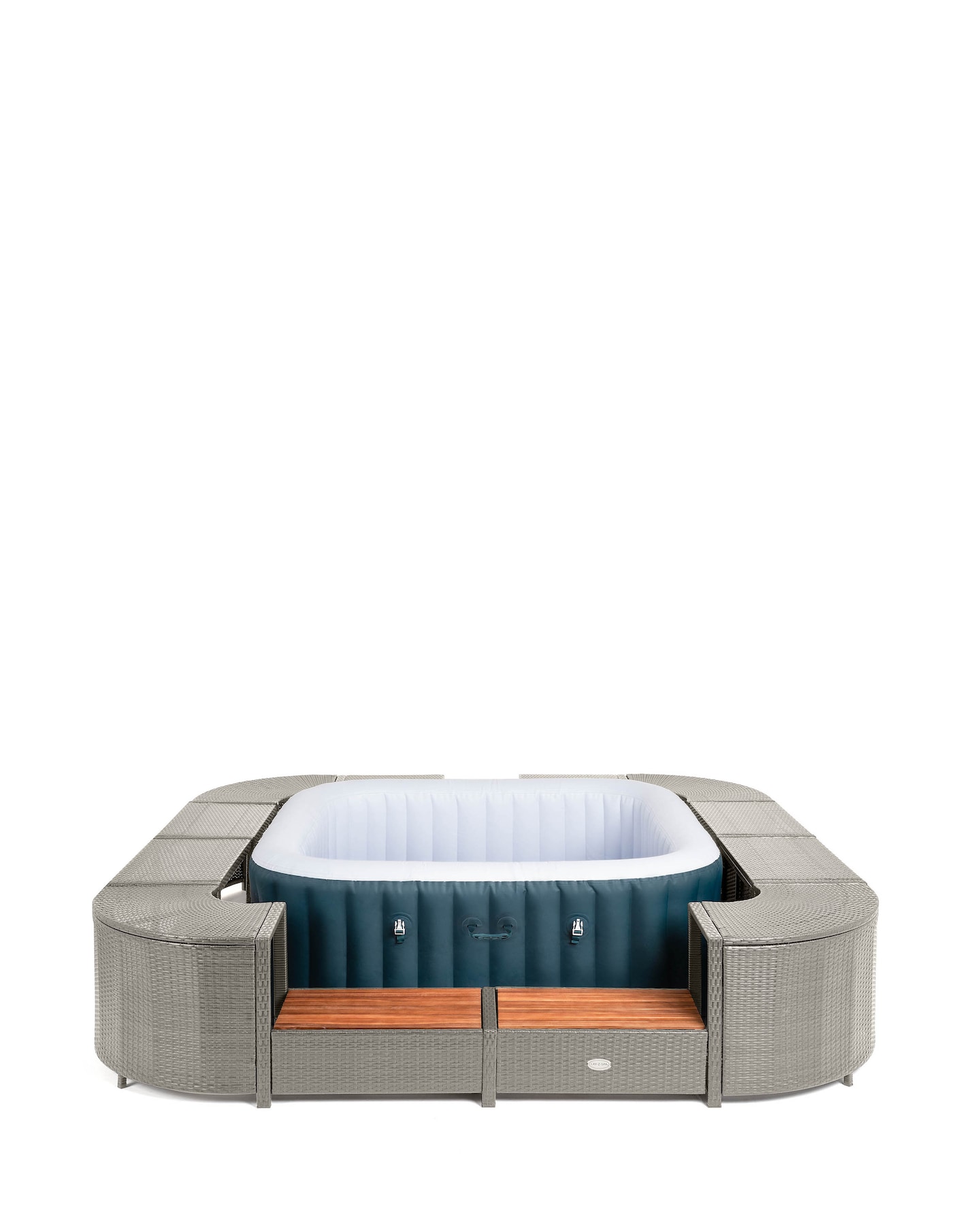 Lay-Z-Spa Square Rattan Hot Tub Surround